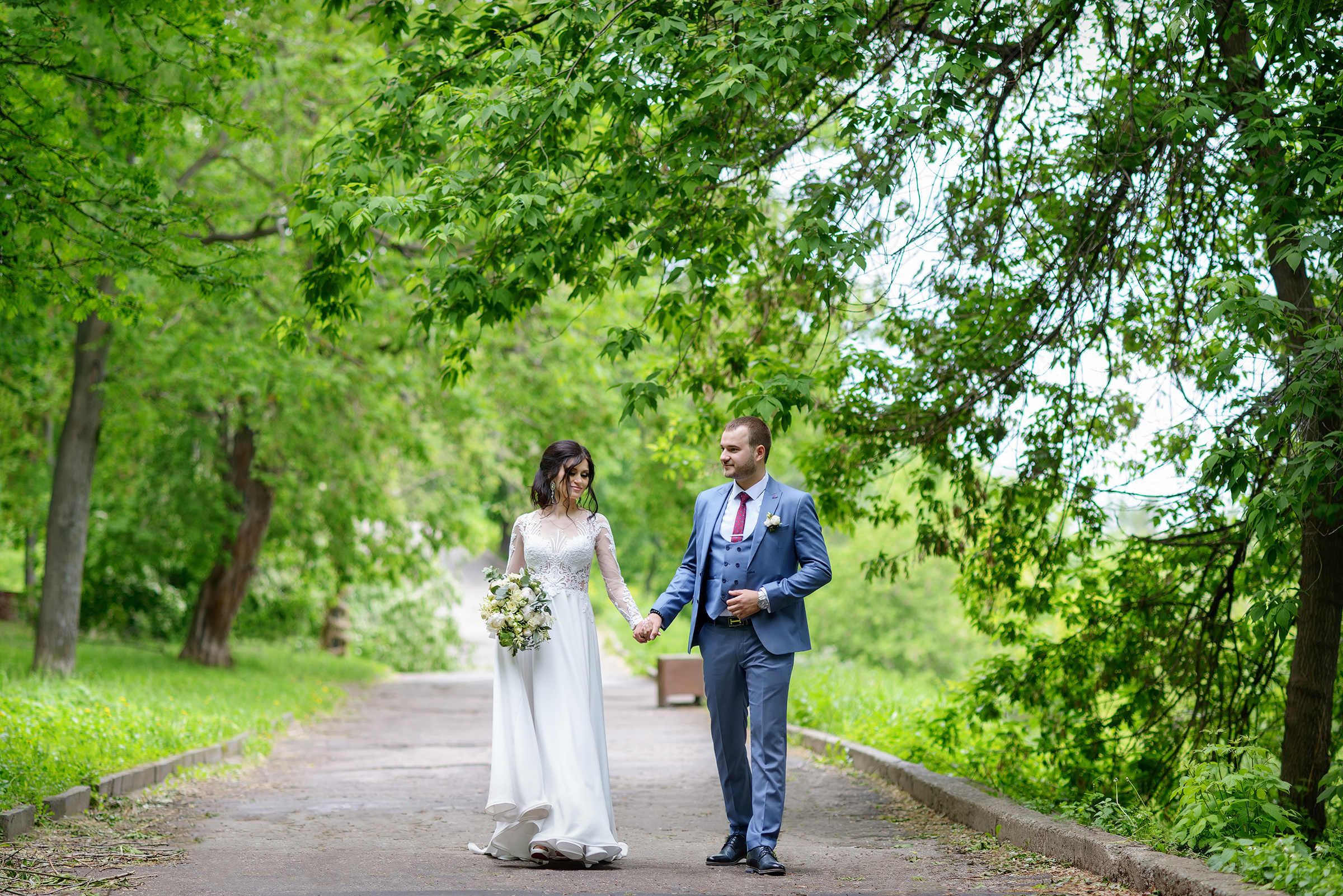 Свадебная фотосессия в Александровском саду