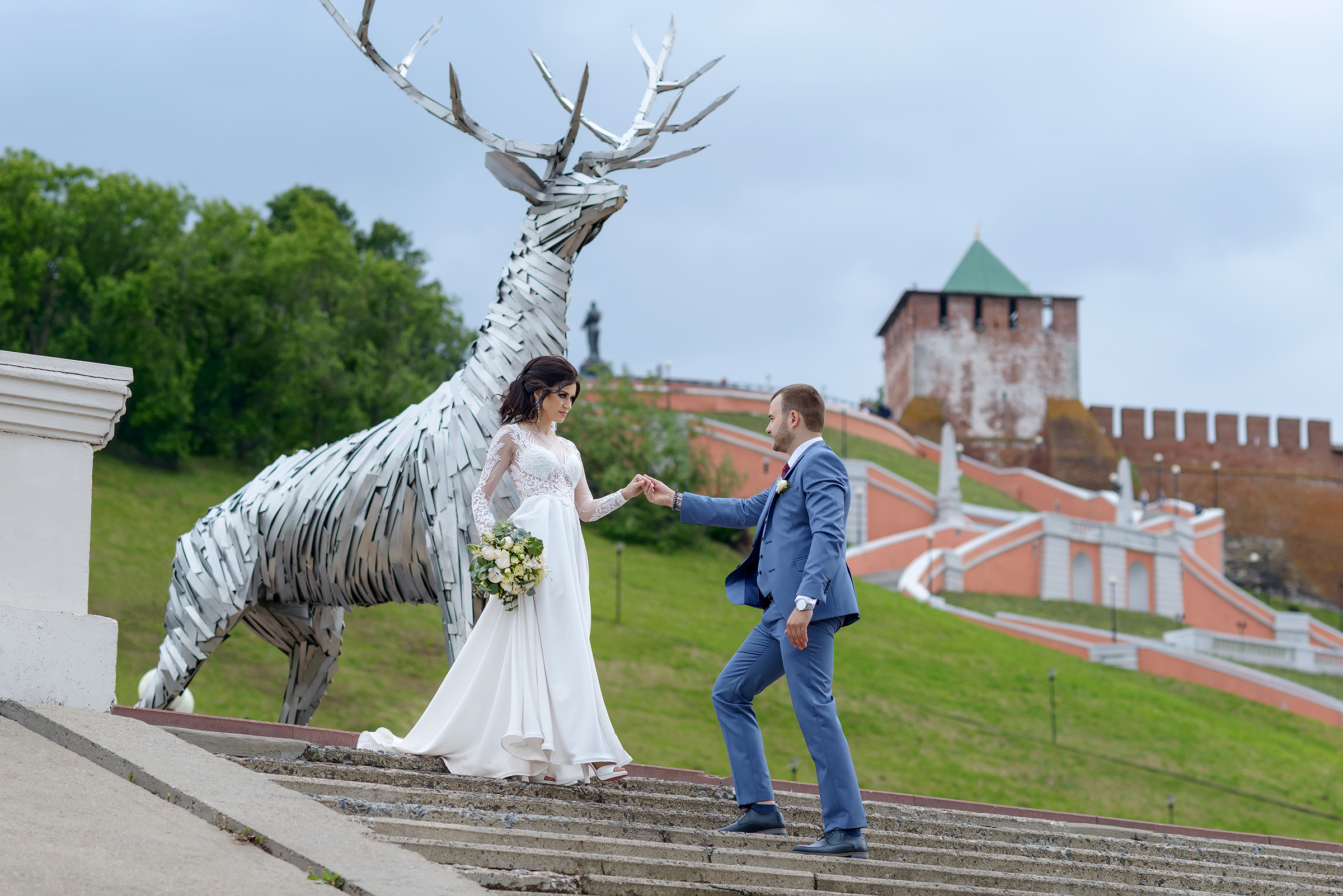 Свадебная фотосессия на Нижневолжской набережной