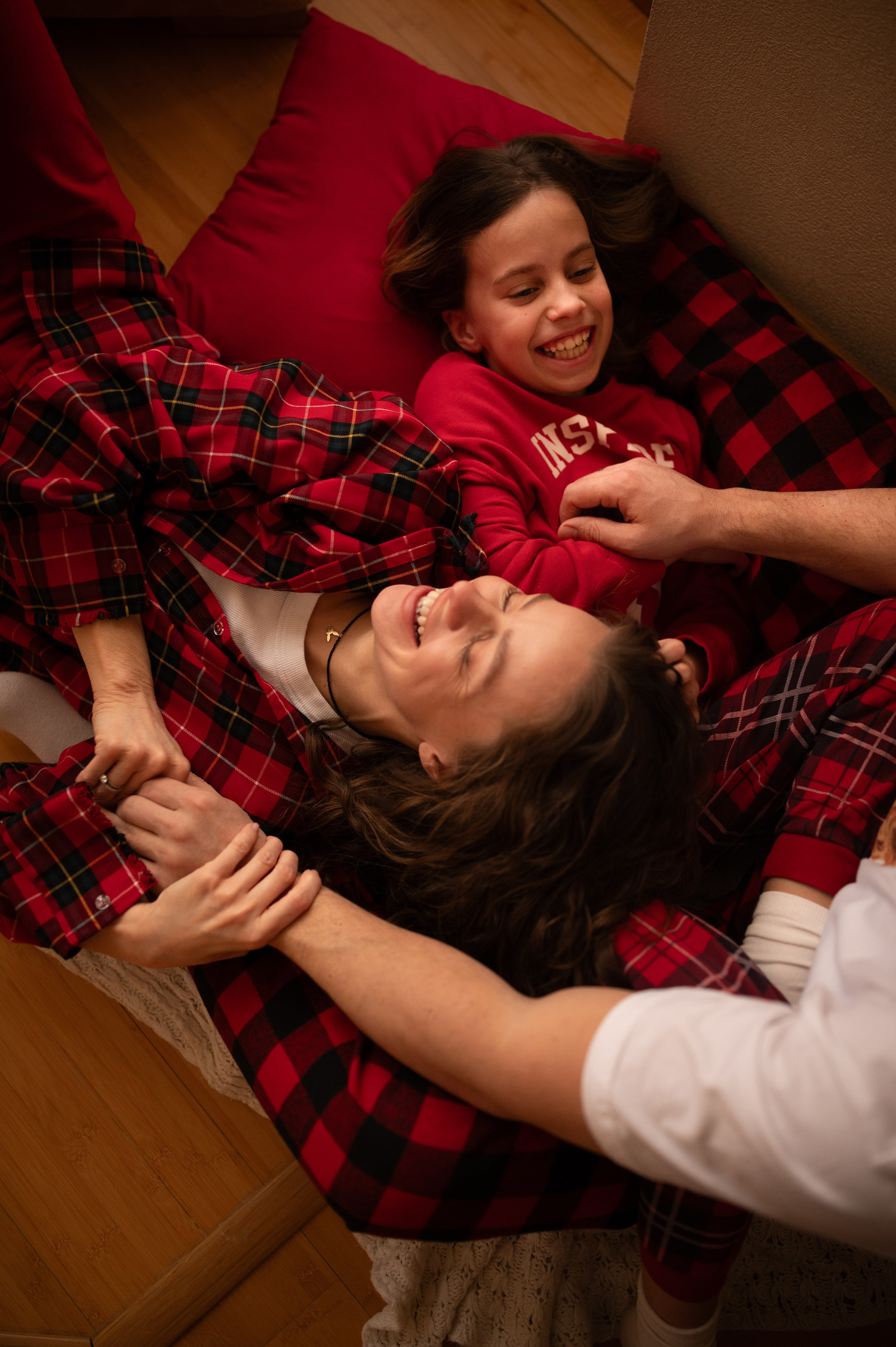 Новогодние съёмки дома. Семейный и детский фотограф в Москве Анна Оськина