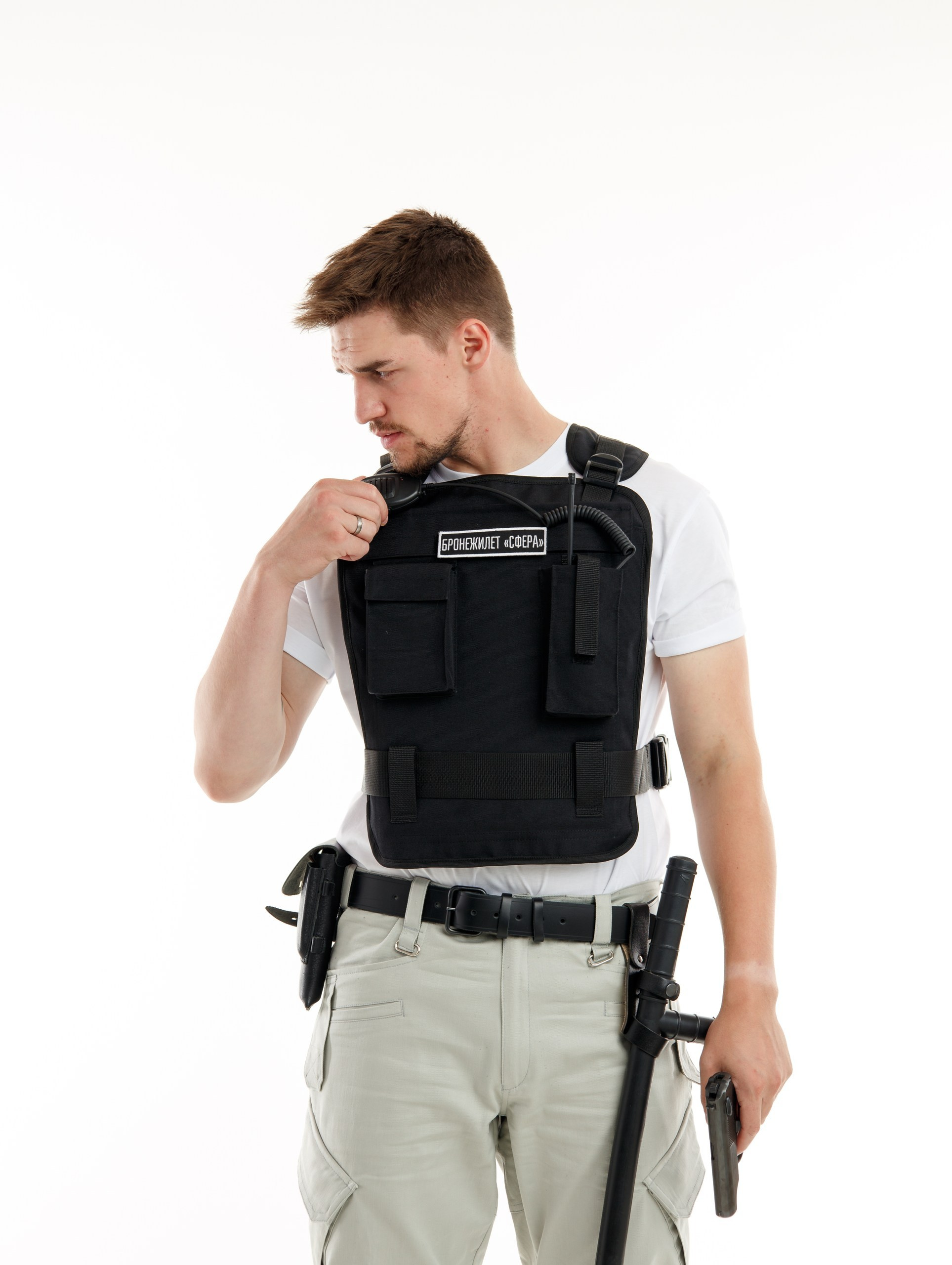 Съёмка бронежилетов. Студия коммерческой съемки ХВОЯ