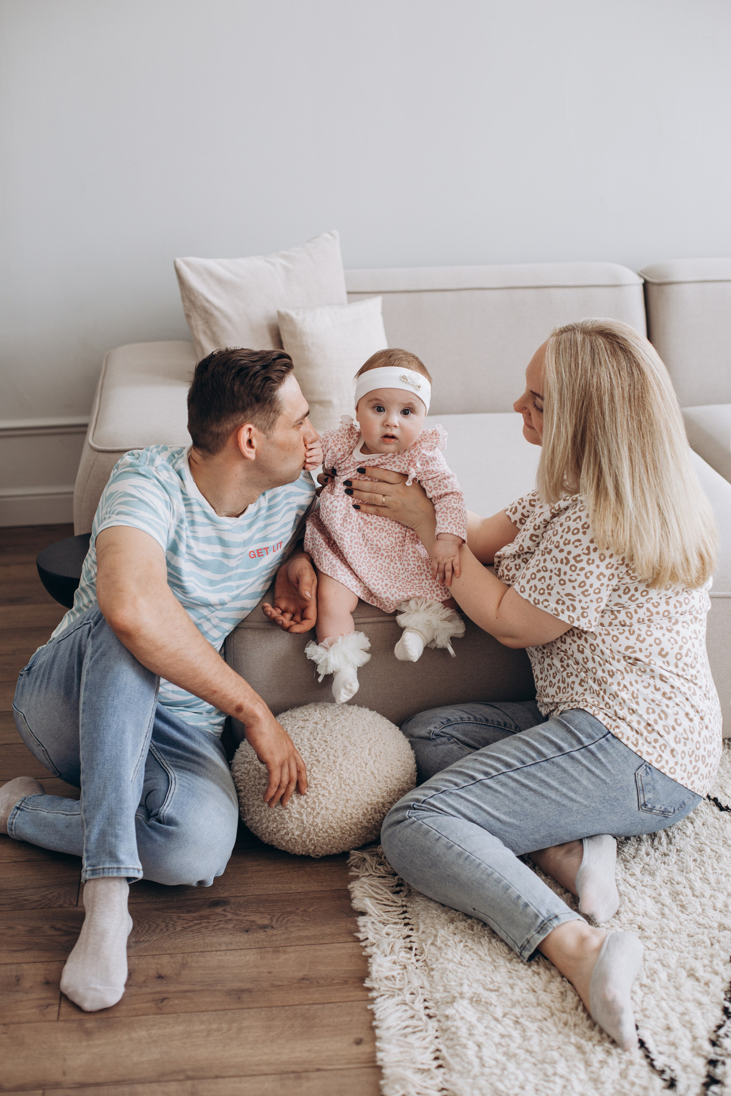 Оля с семьей. Фотограф Брянск