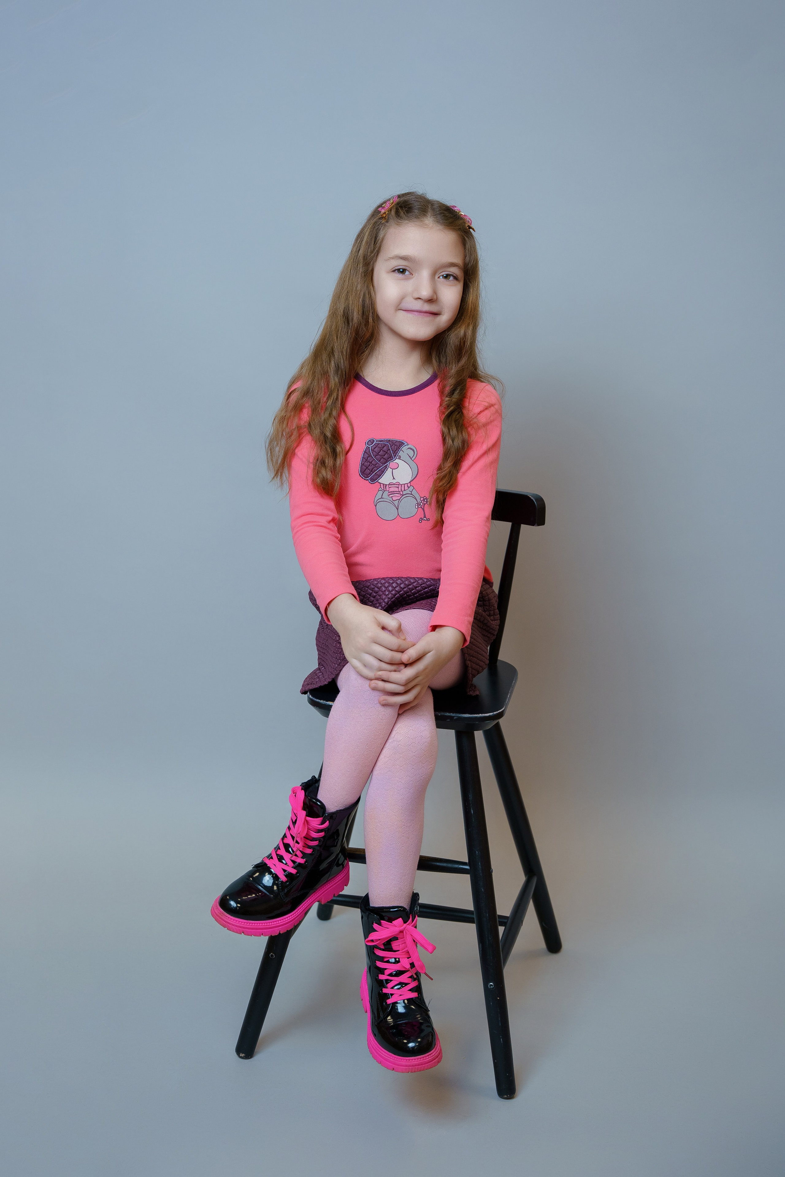 Студийная съемка в саду