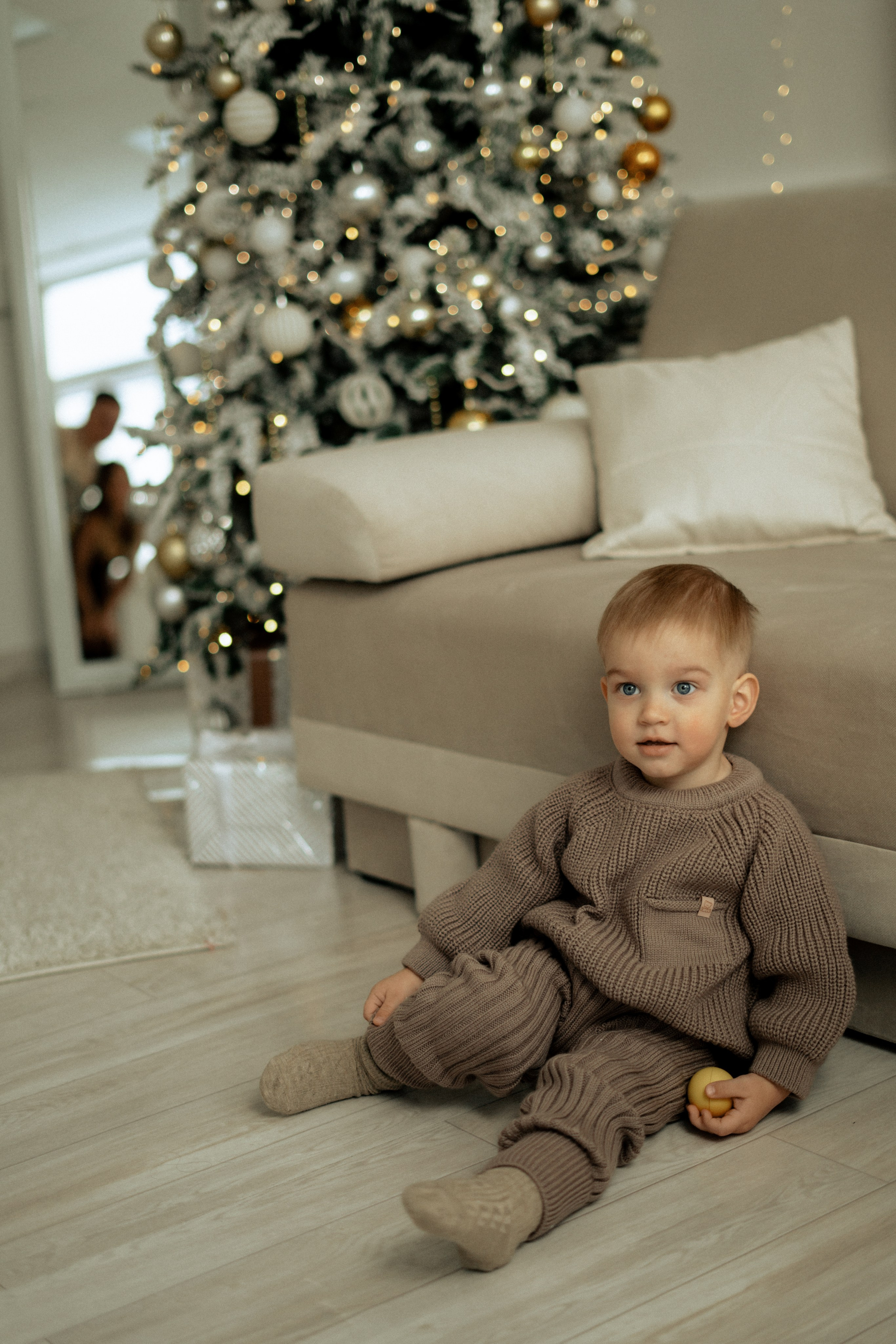 Студийная Новогодняя семейная съемка. Фотограф сахалин