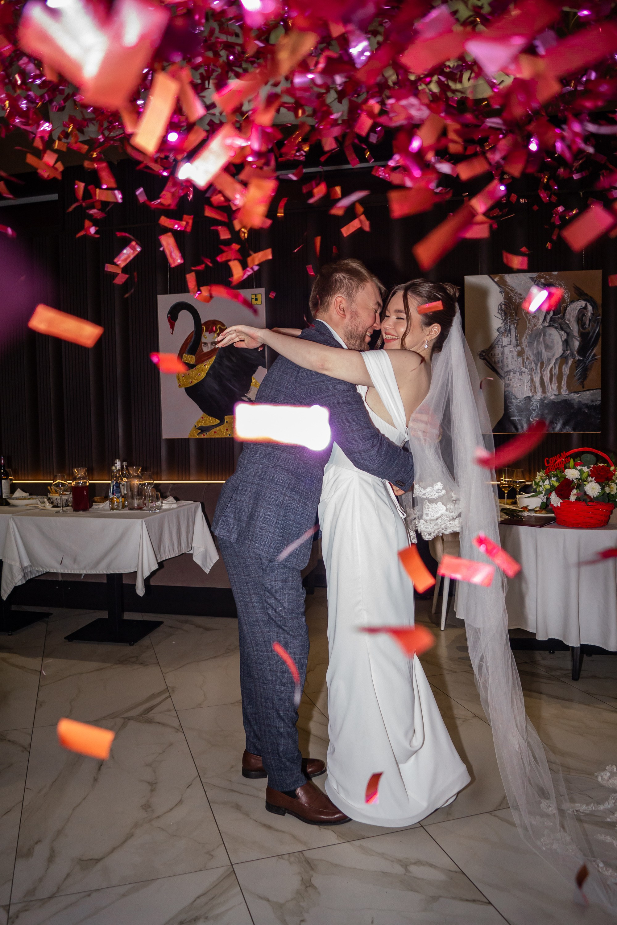 Свадебный банкет. Разноплановый фотограф в Москве