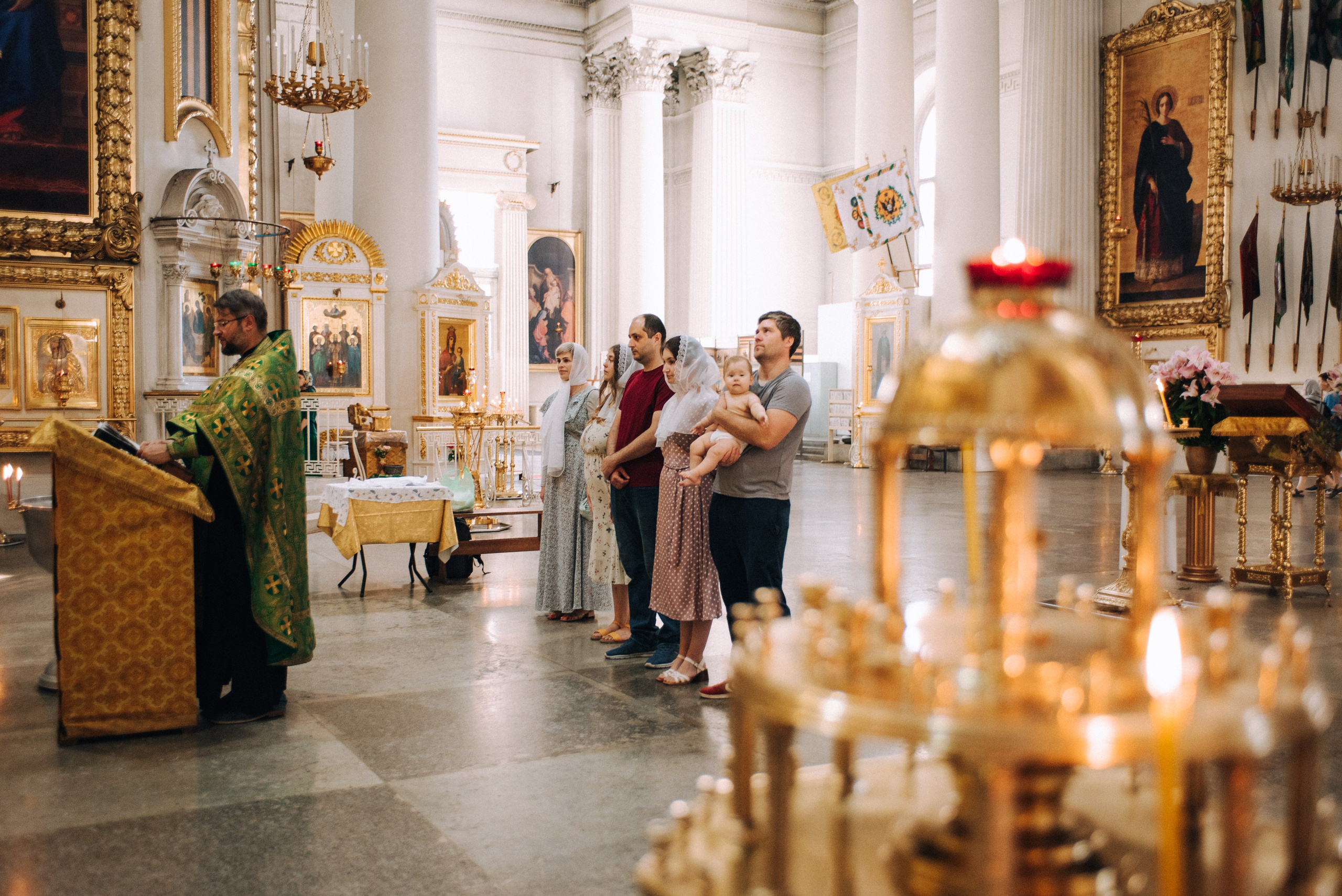 Таинство Крещения. Фотограф новорожденных и детей до года в Санкт-Петербурге