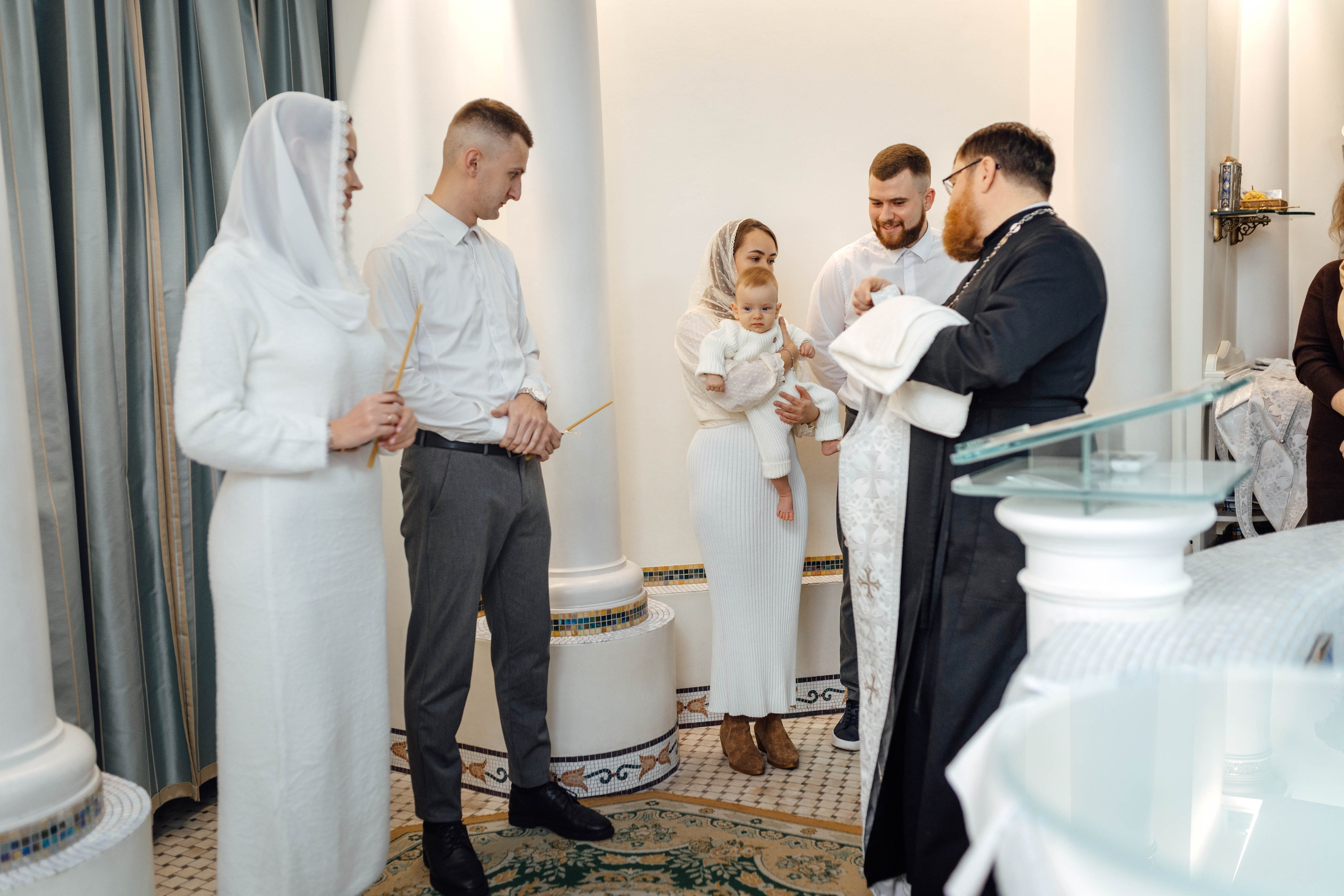 Крещение Демида, храм Святой Троицы, декабрь 2025