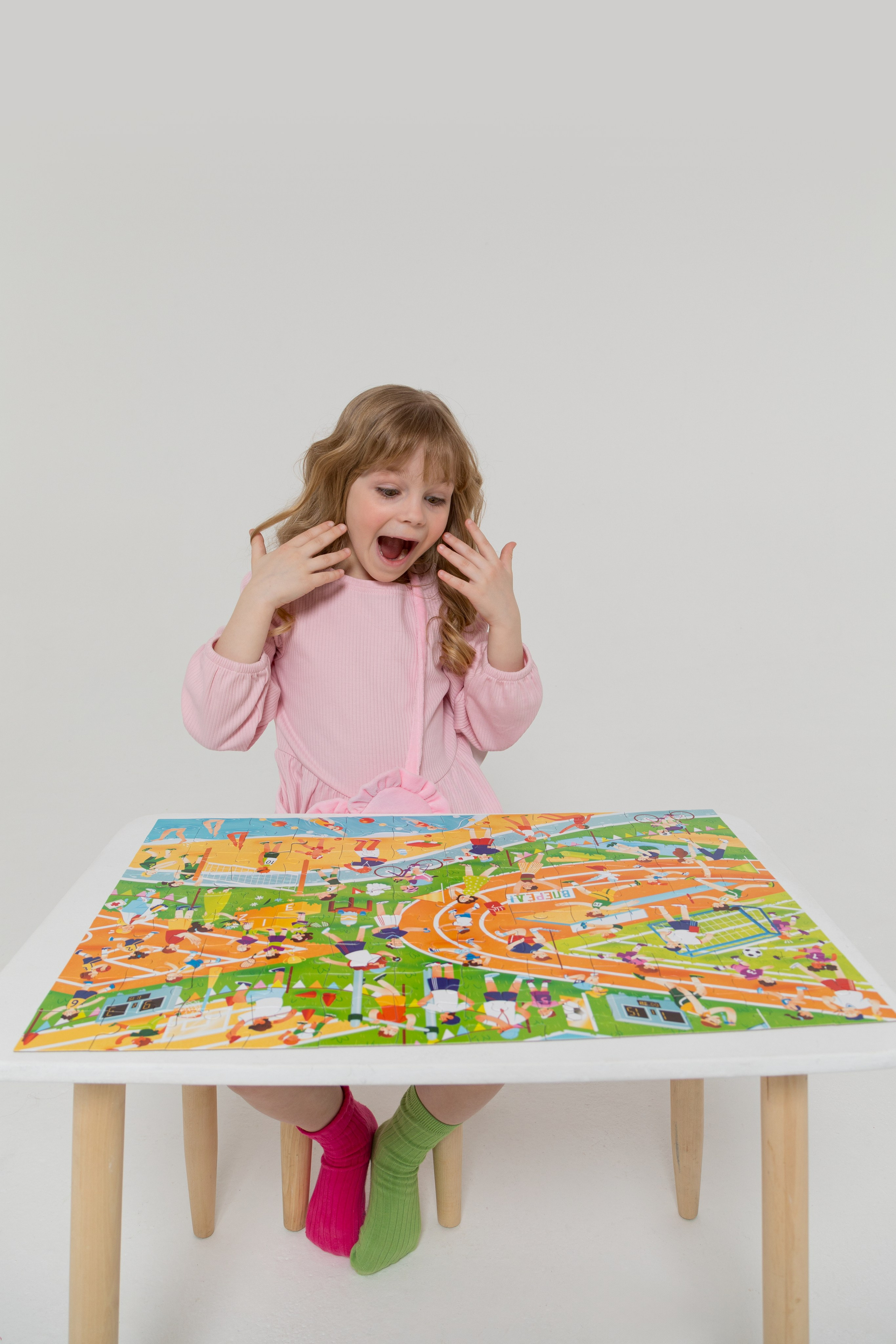 Имиджевая и каталожная съёмка для бренда детских пазлов. Детский и контент фотограф Надя Волкова Санкт-Петербург