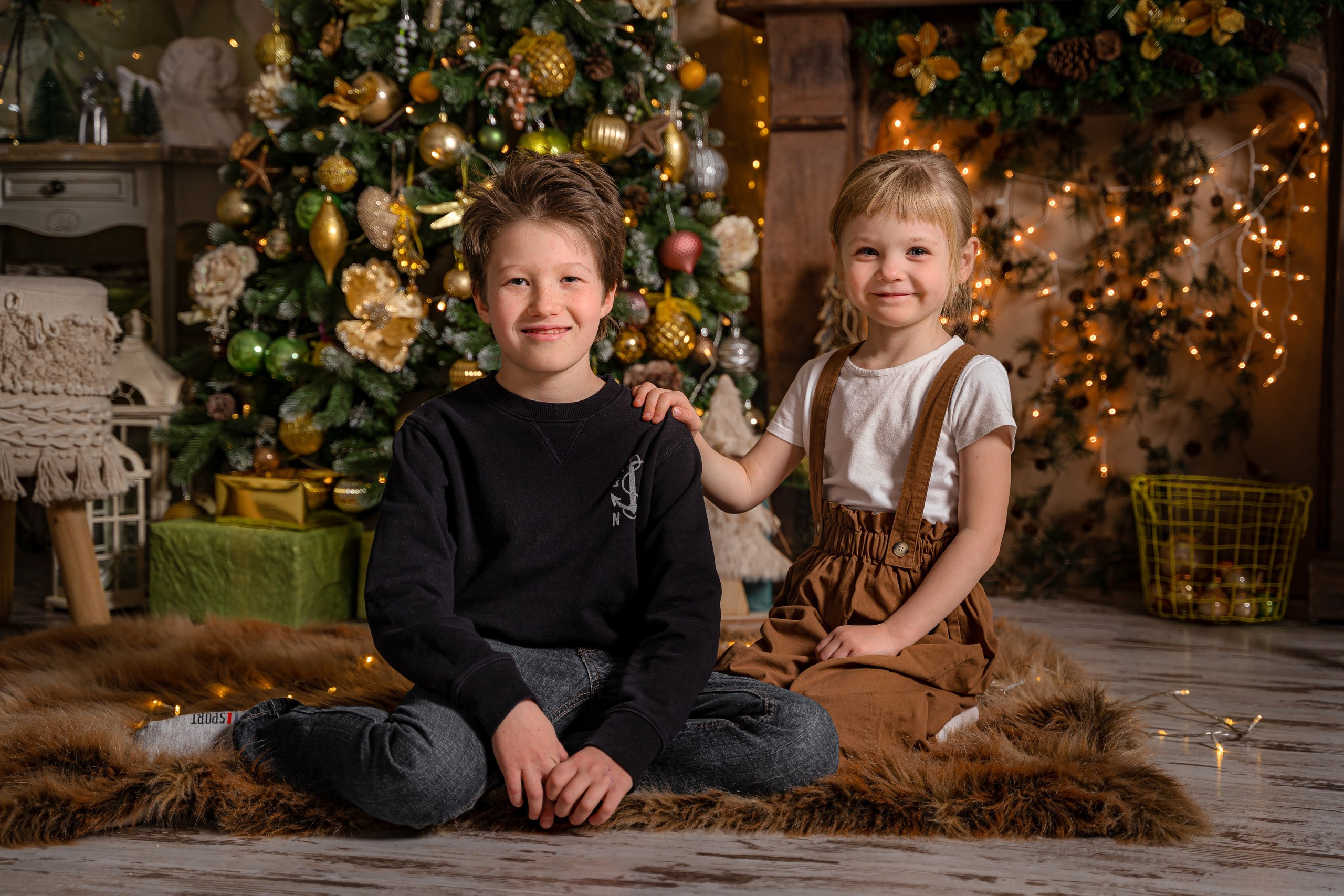 Новогодняя фотосессия. Портретный фотограф в Москве Юлия Красовская