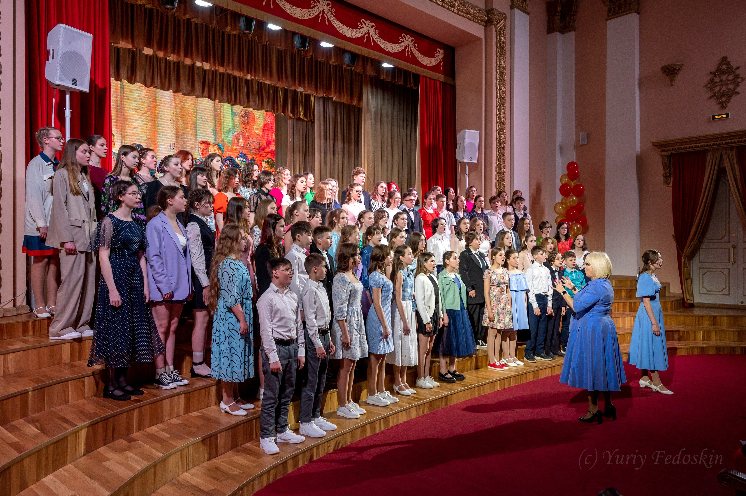 Выпускной хоровая школа «Подлипки» 30.05.23г. Профессиональный фотограф интерьеров в Москве Юрий Федоскин