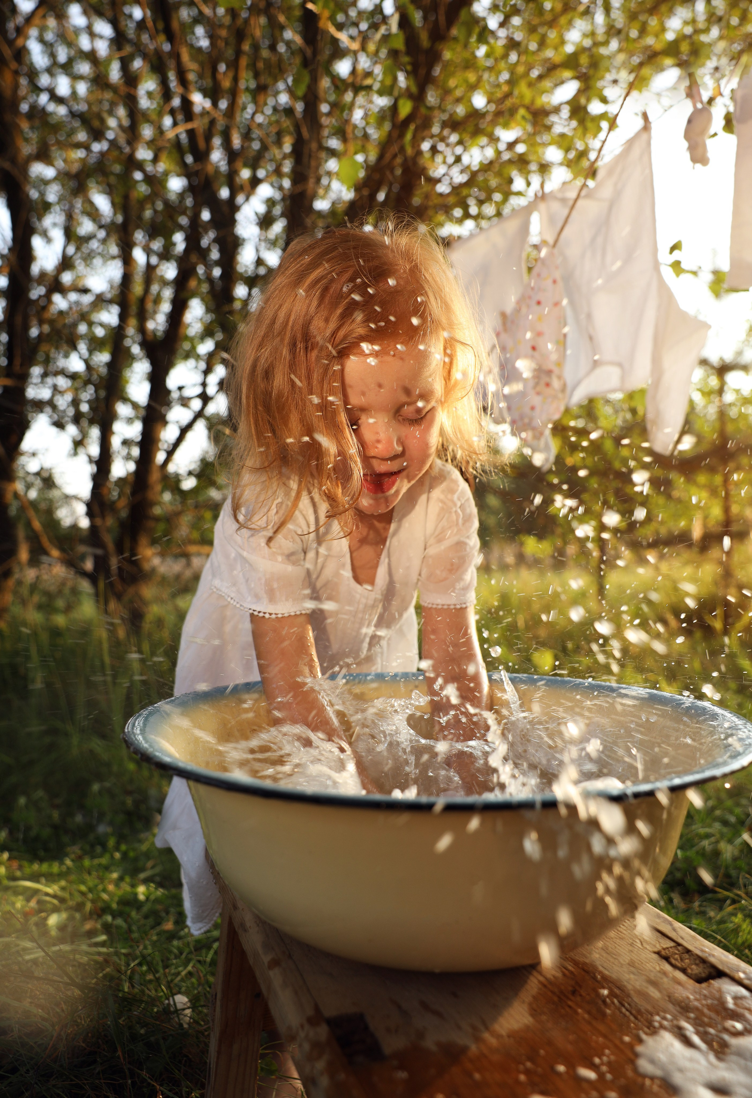 Большая стирка. Семейный и детский фотограф г. Москва Супрунова Кристина