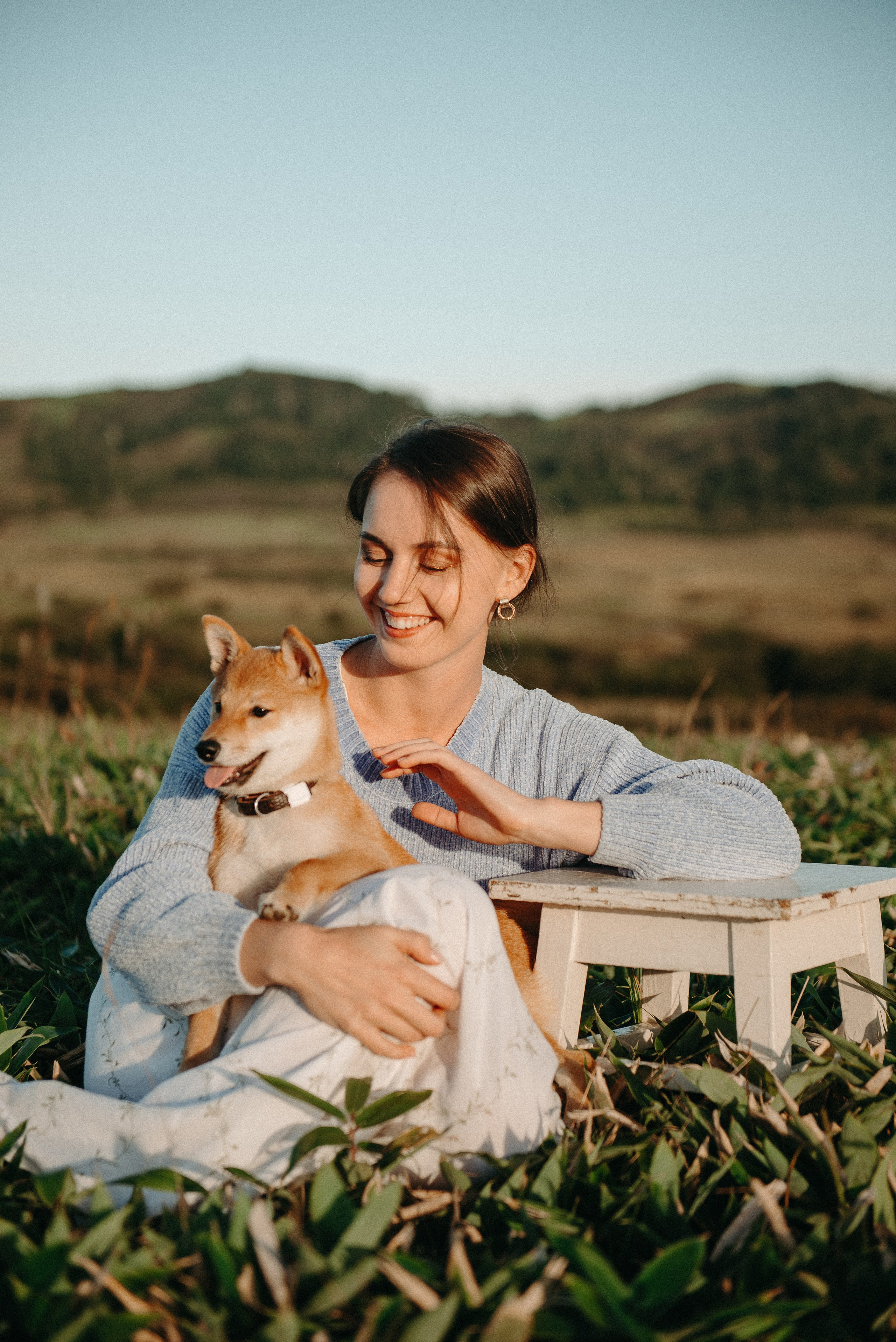 Тася и Сиба. Ирина Метелица фотограф на Шикотане