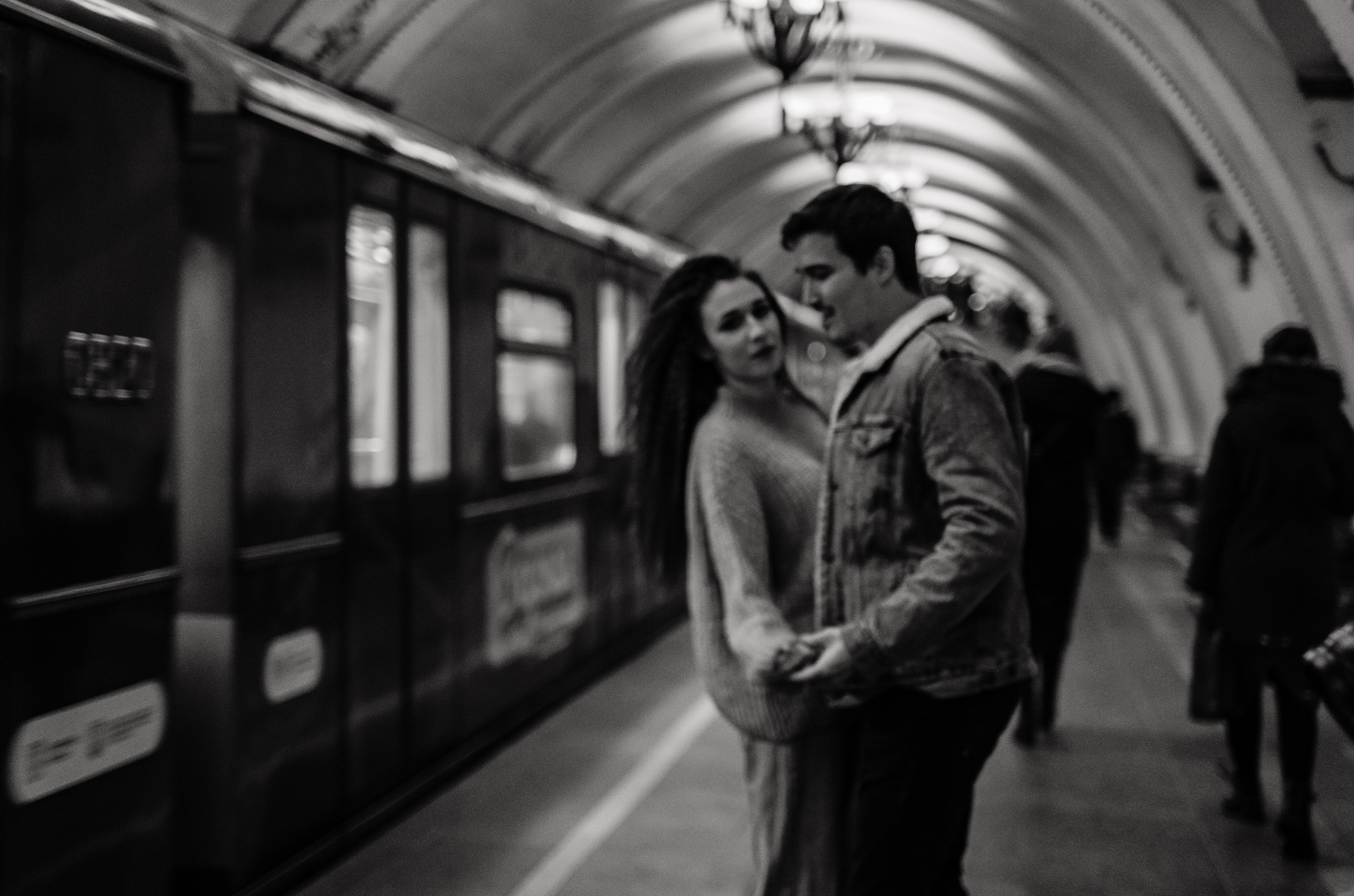 Любовь в ритме метро. Photographer Victoria Slavnova