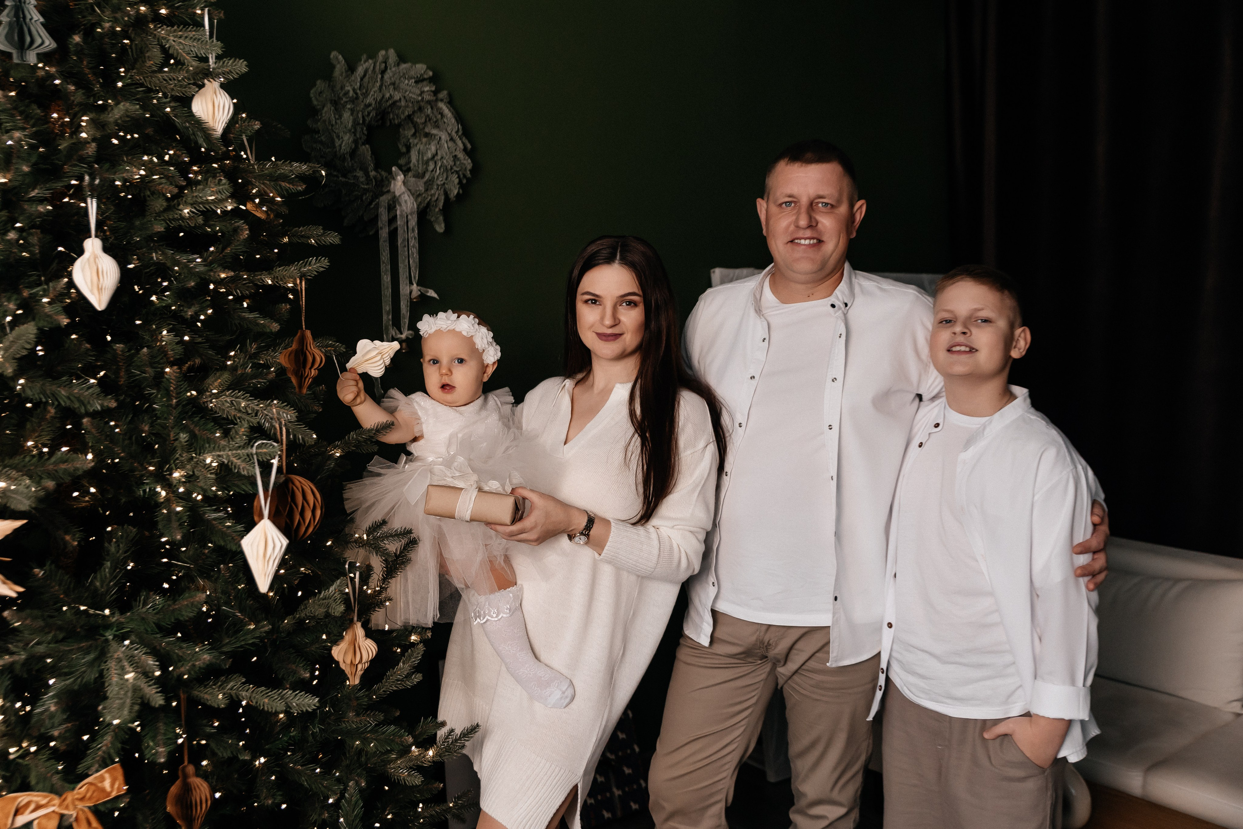 Новогодняя. Семейный фотограф Минск Усова Ольга