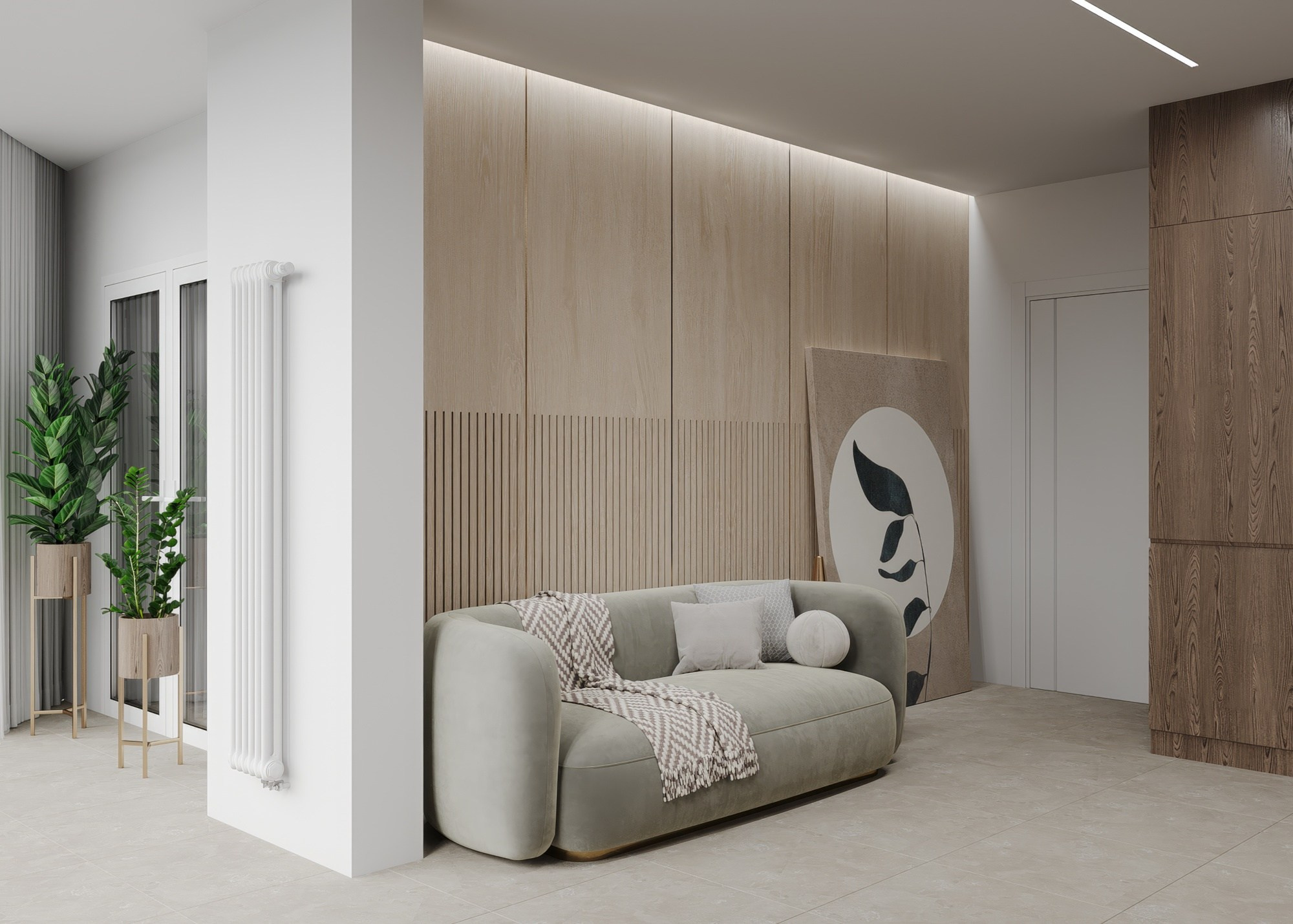 RESIDENCE DOSTOYANIE, KRASNODAR. Irina Balykina — Interior 3D Visualisation