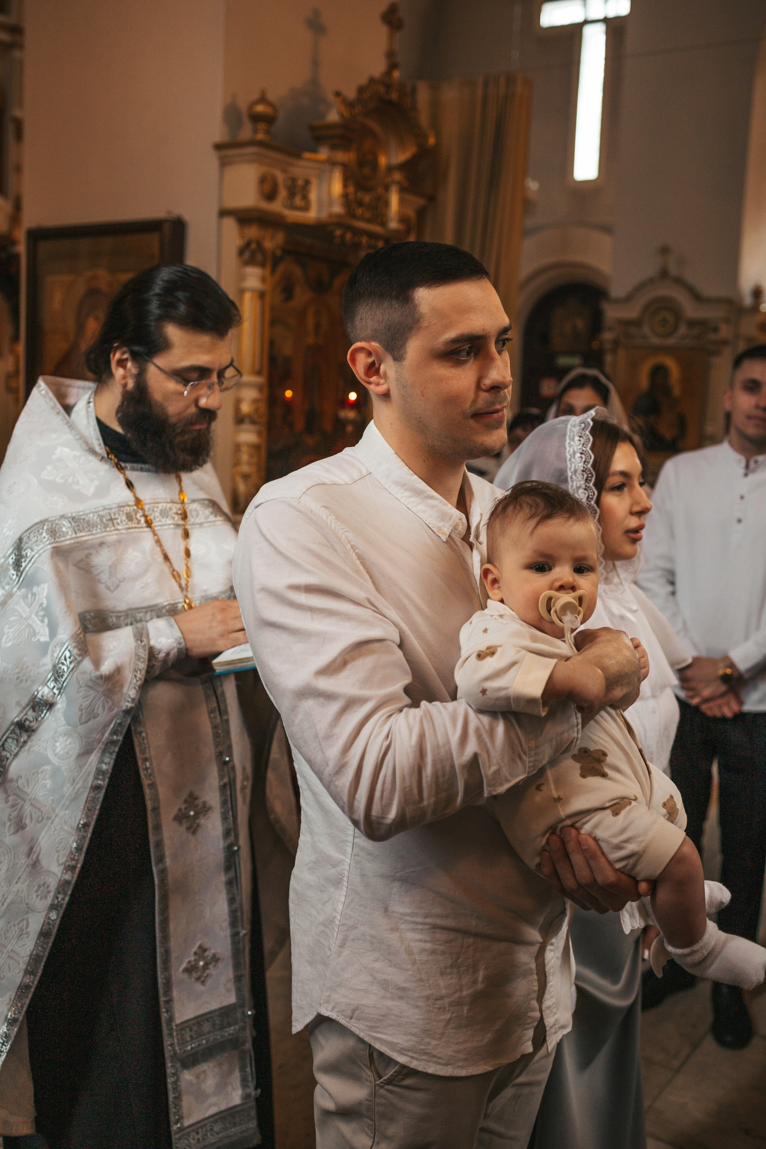 Таинство Крещения (Макар). Фотограф новорождённых Newborn Москва