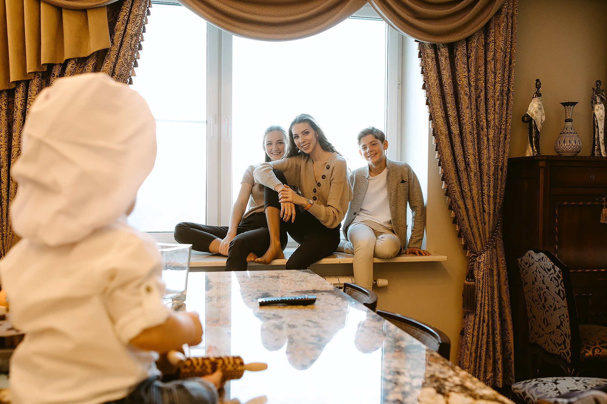 Новогодняя фотосессия дома. Семейный фотограф Маша Тимофеева | Москва