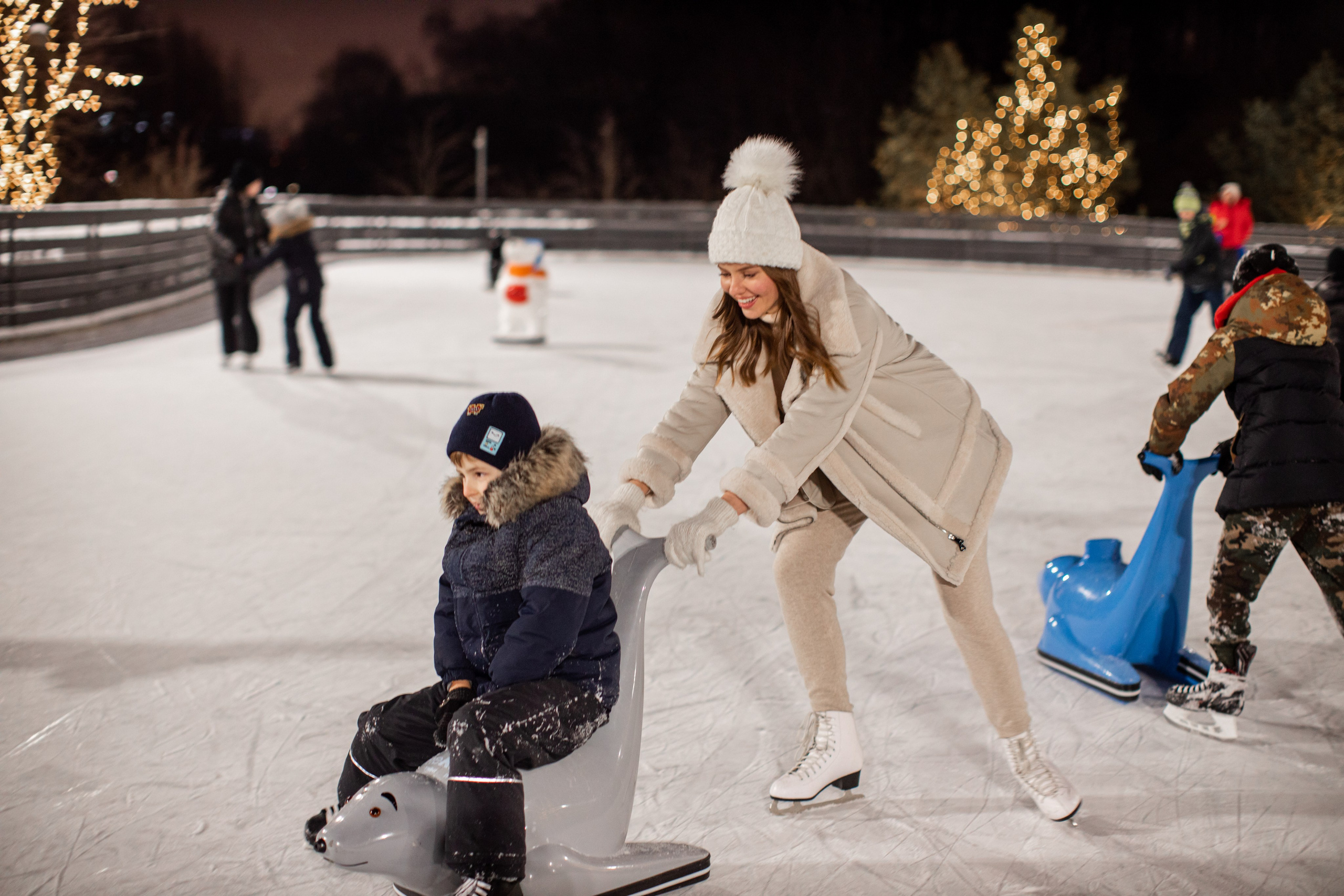 Каток The Rink. Семейный и детский фотограф в Москве Кузьмина Мария