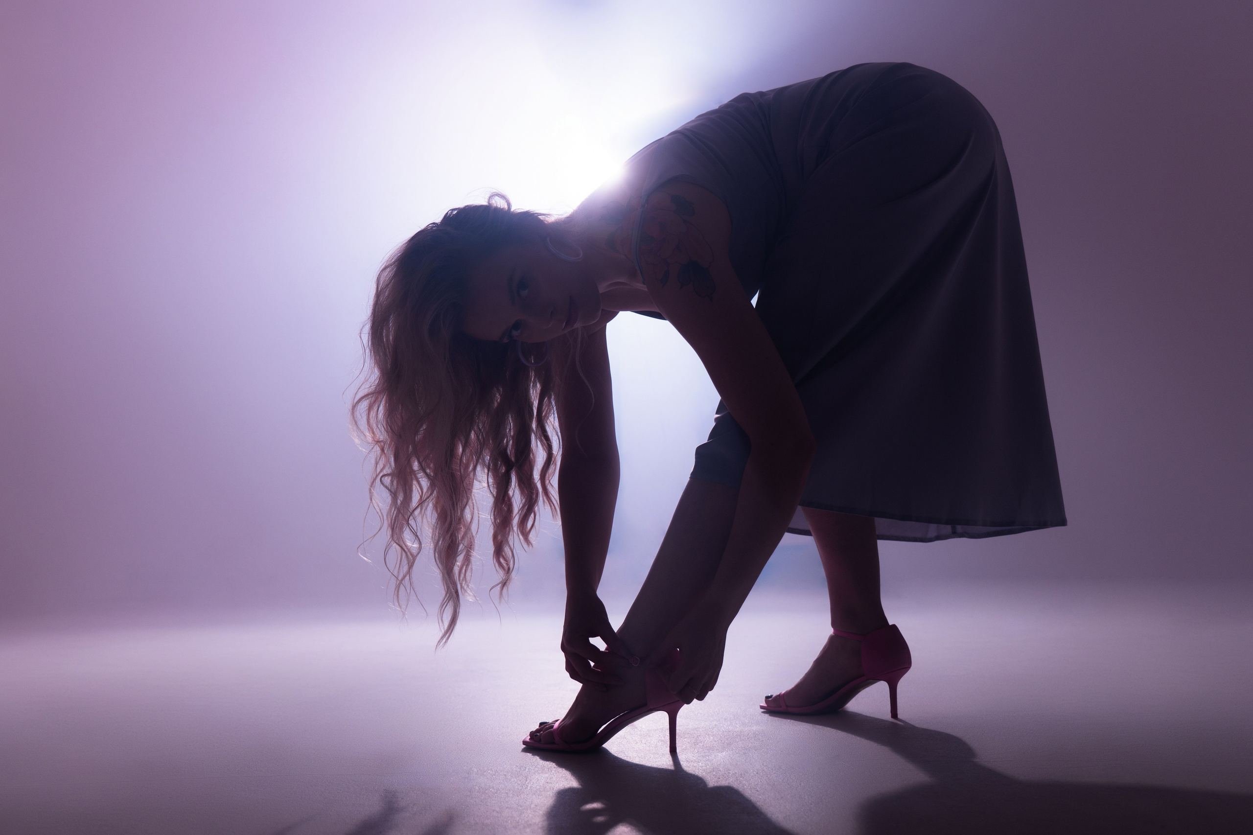 Женская фотосессия на циклораме. Портретный и репортажный фотограф в Сочи Рамодина Юлия