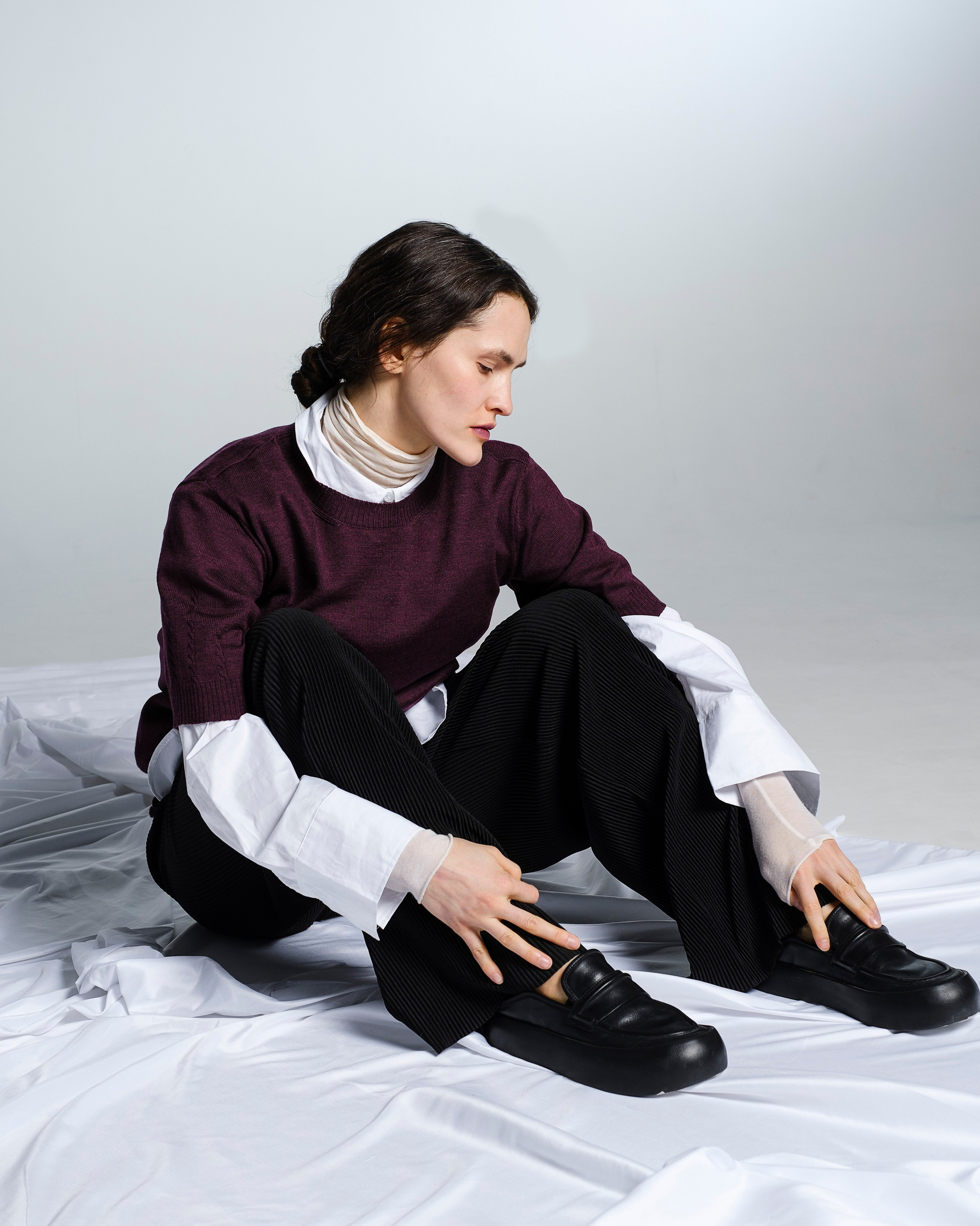 Премиальный трикотаж. Лукбук. Визажист для брендов, Фэшн продюсер Олеся Глушкова