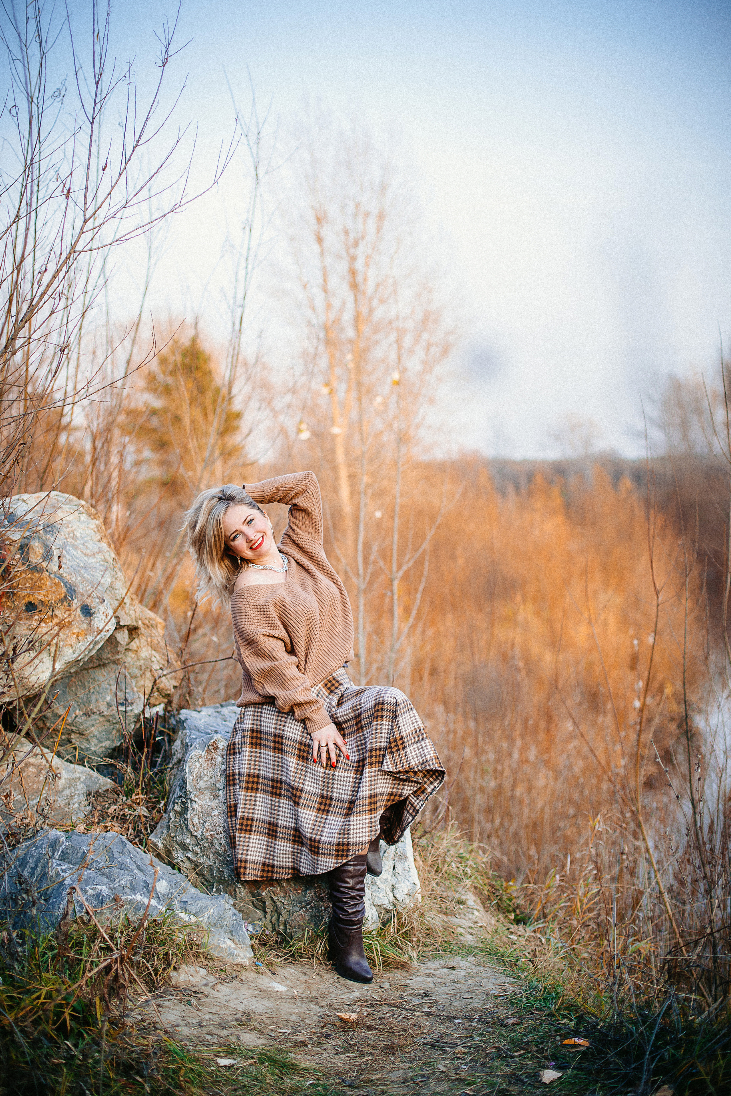 Женский портрет осенняя съемка. Выпускные альбомы Искитим, Бердск и Новосибирск Крюкова Елена