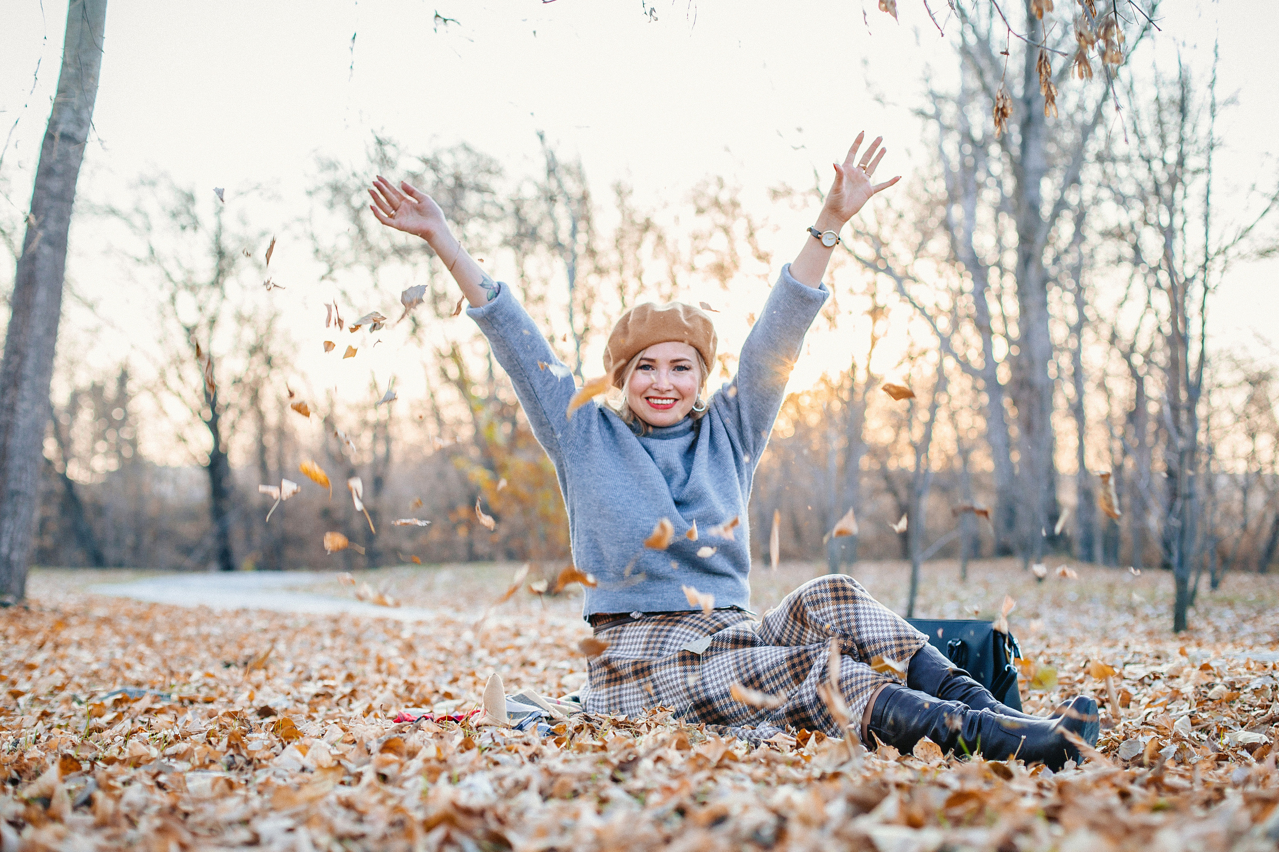 Женский портрет осенняя съемка. Выпускные альбомы Искитим, Бердск и Новосибирск Крюкова Елена