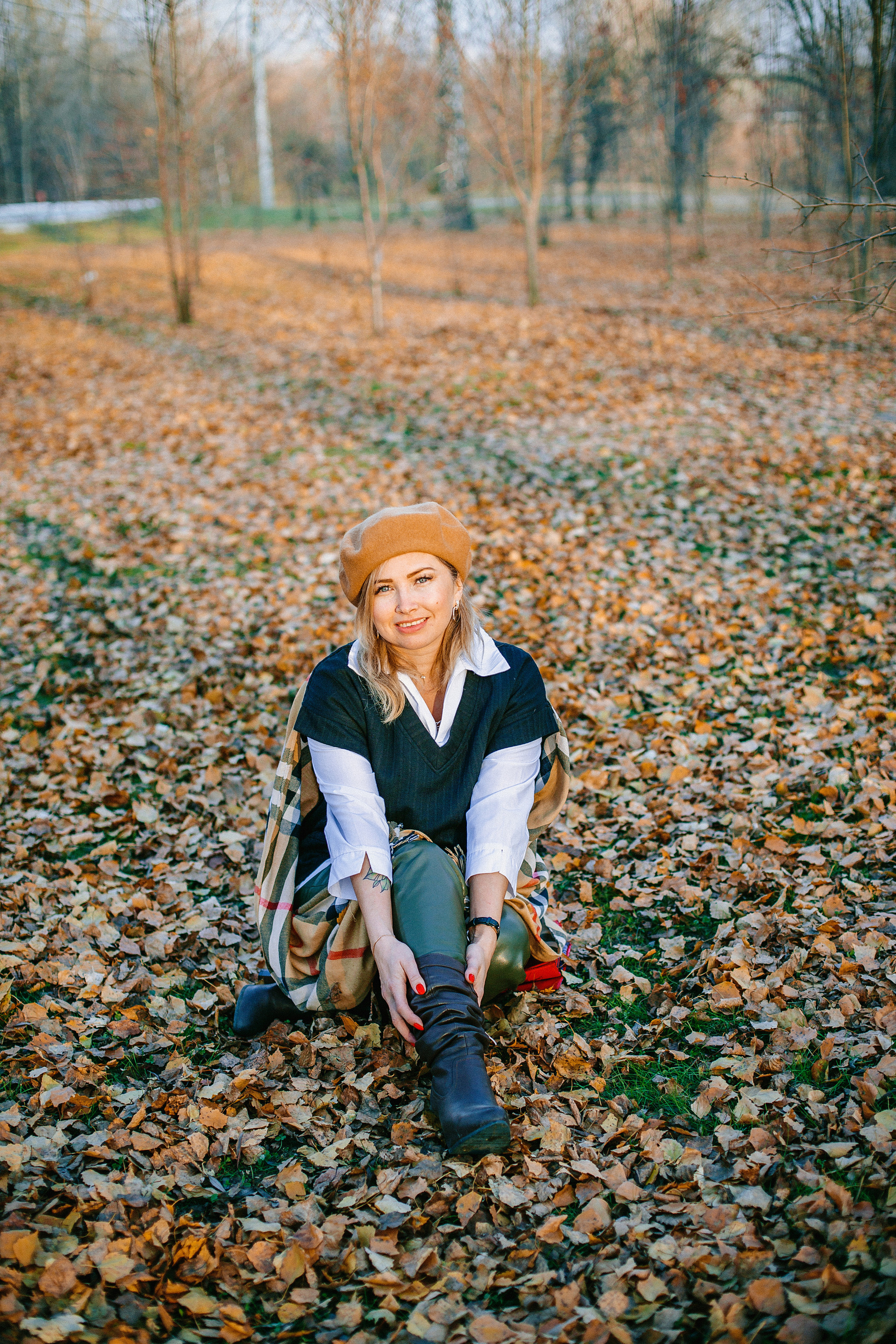 Женский портрет осенняя съемка. Выпускные альбомы Искитим, Бердск и Новосибирск Крюкова Елена