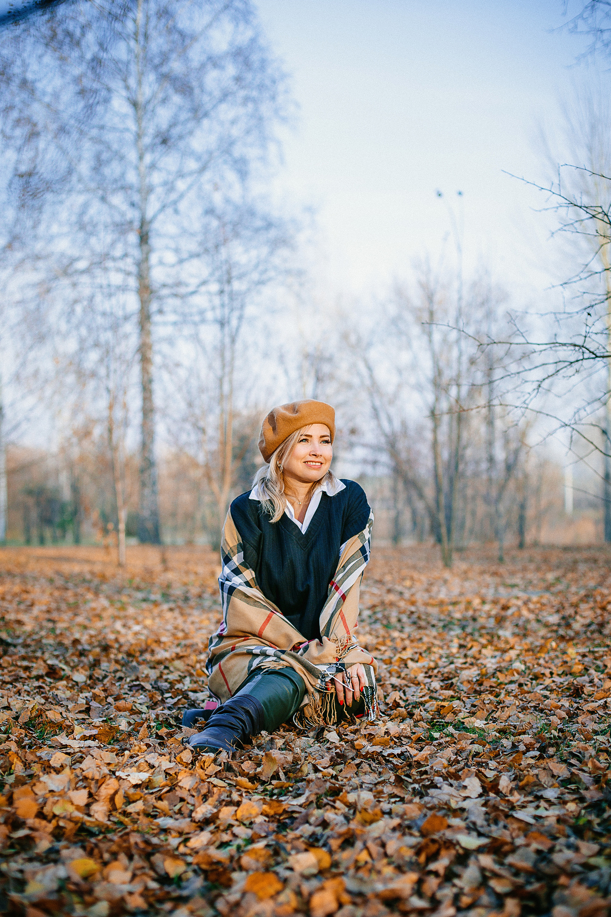 Женский портрет осенняя съемка. Выпускные альбомы Искитим, Бердск и Новосибирск Крюкова Елена