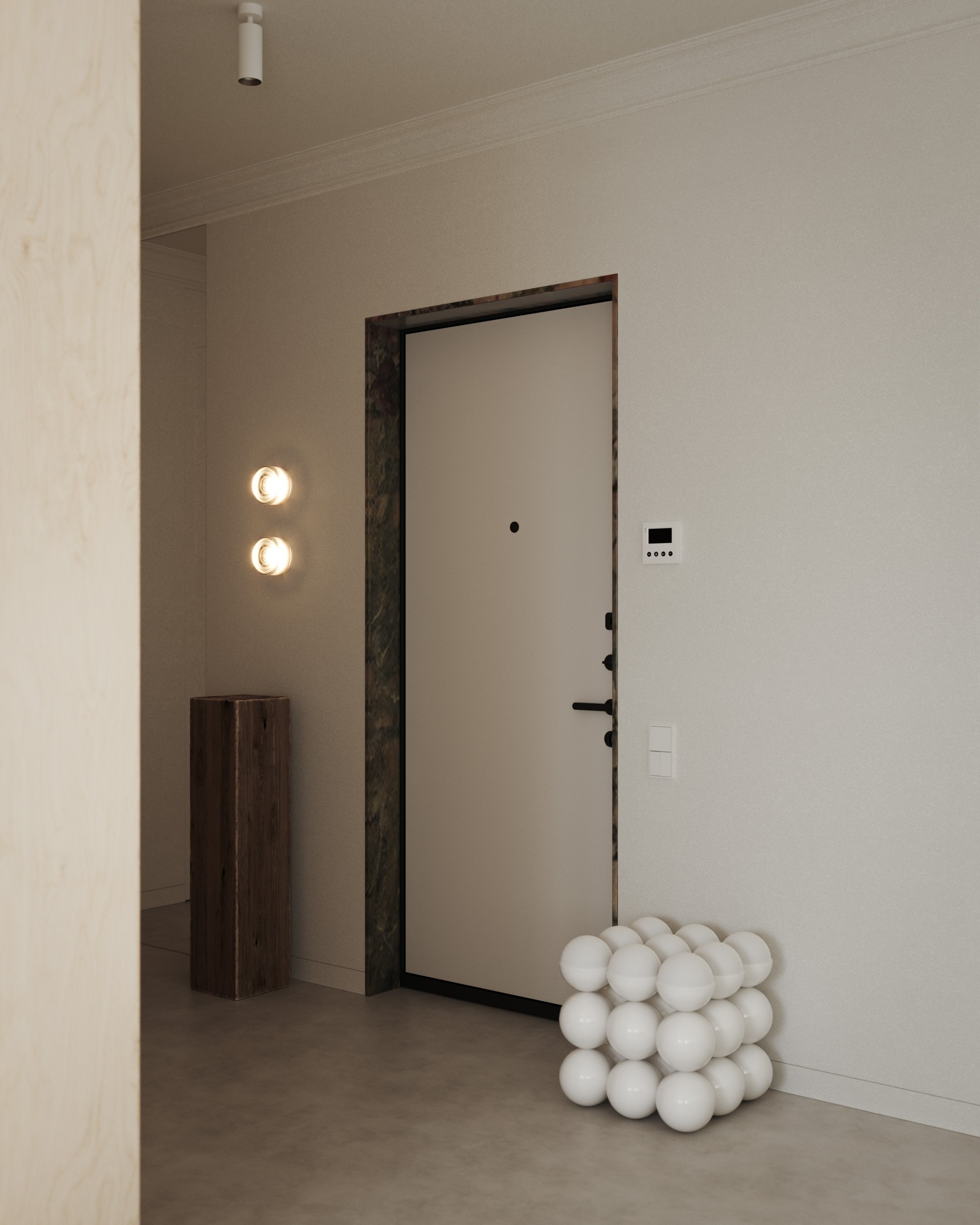 Квартира для молодой семьи — 55 м². Студия дизайна интерьера Muro