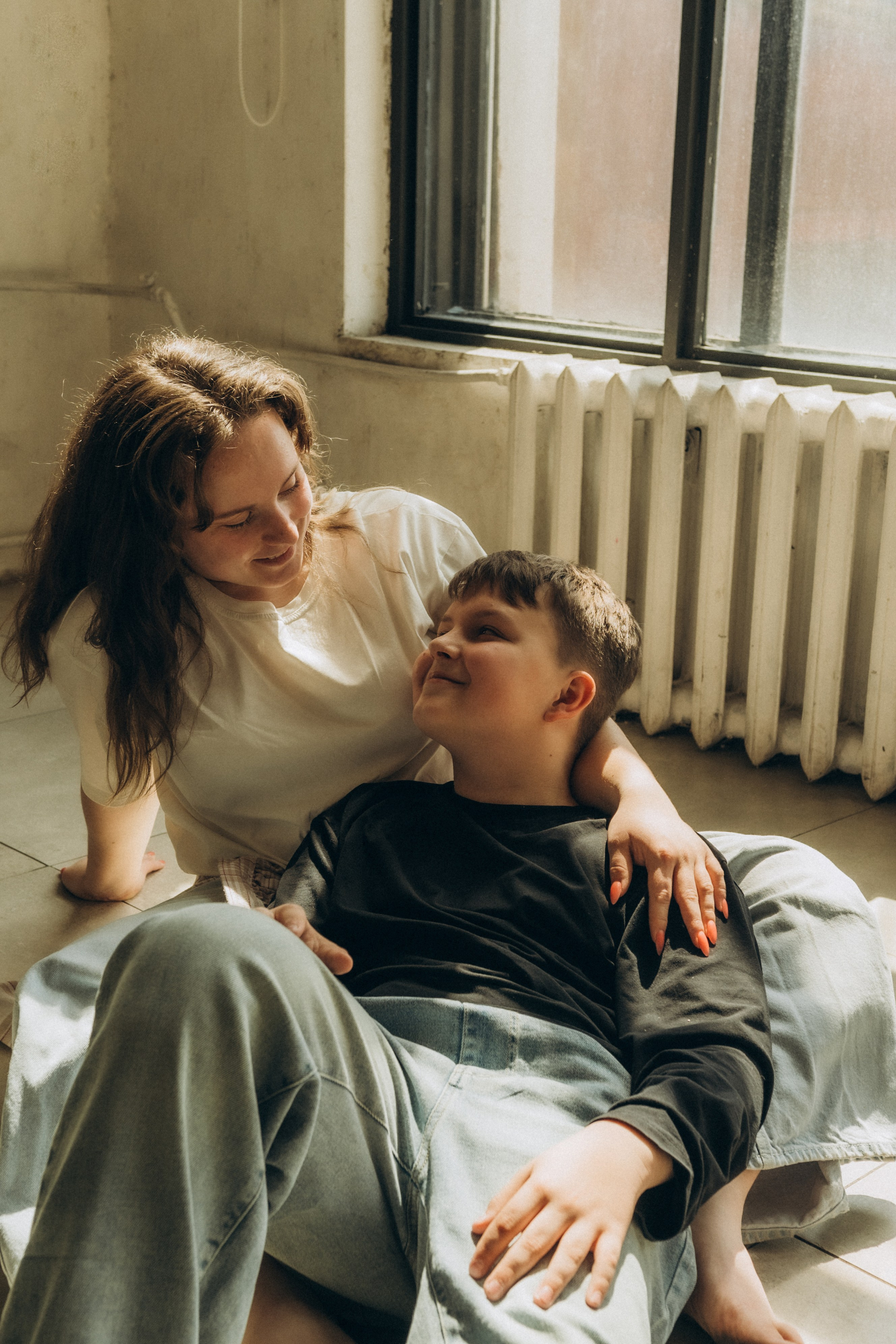 Ильнара и сыновья. Гаврилова Настя семейный фотограф lifestyle в Москве