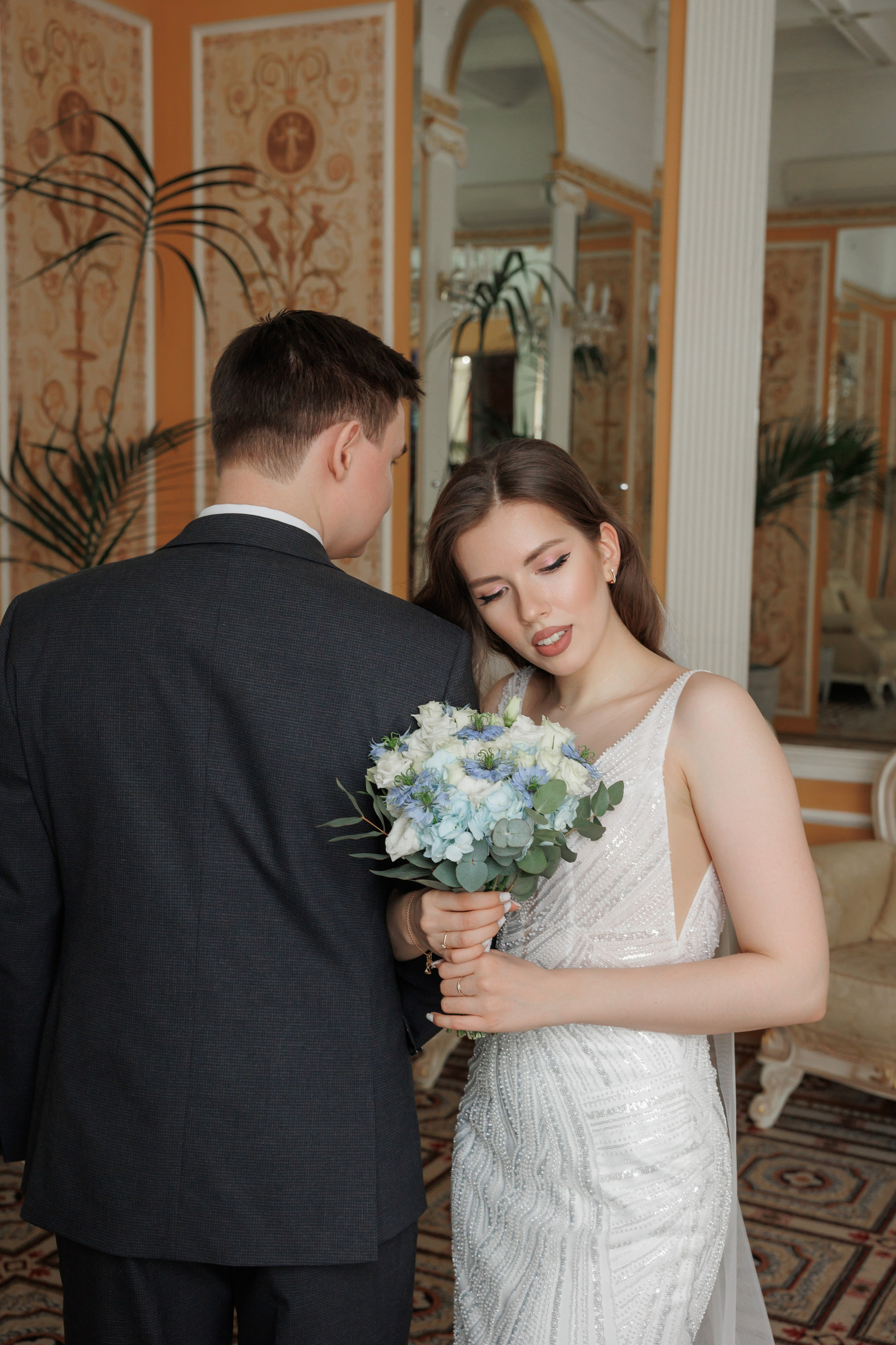 Даша и Дима, Грибоедовский ЗАГС. Свадебный и репортажный фотограф (Москва, Королев и другие)