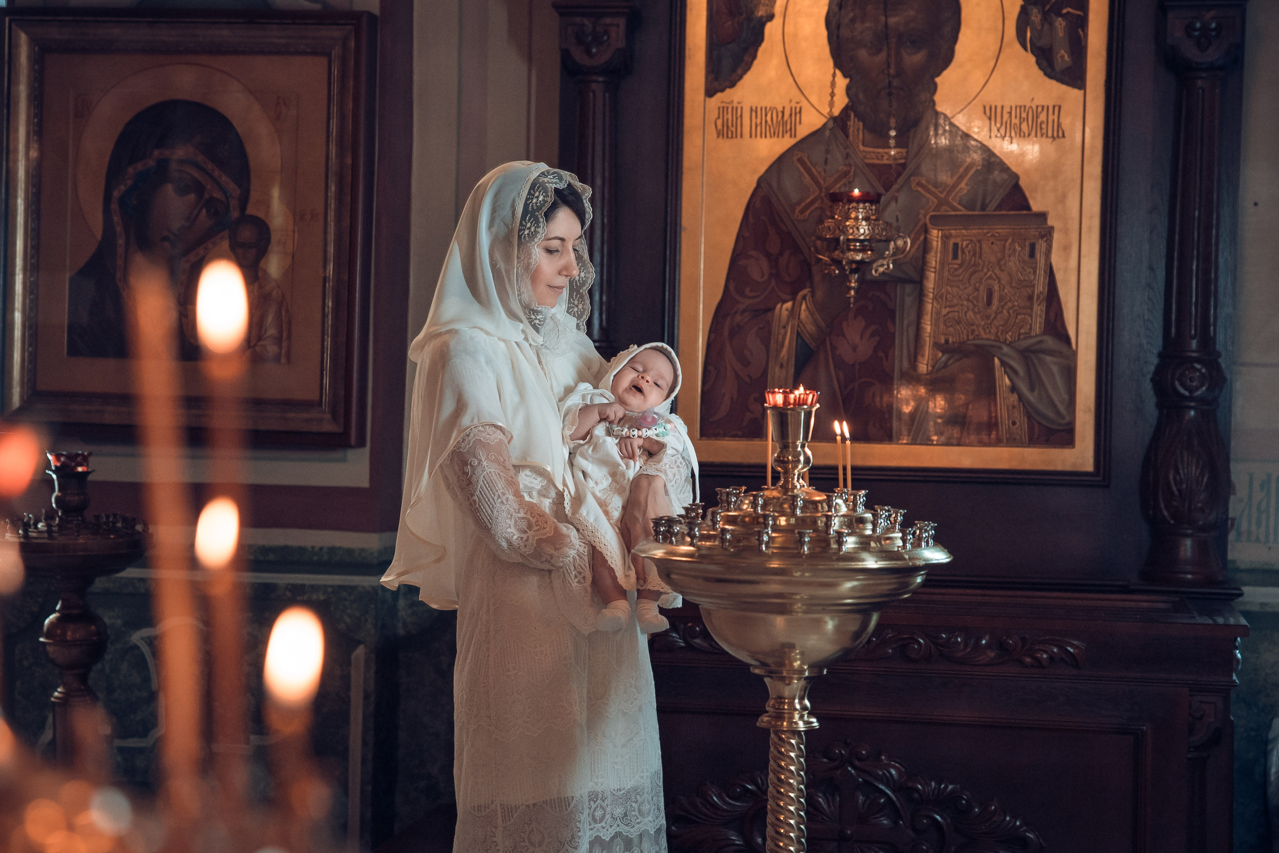 Таинство крещения. Семейный и детский фотограф в Москве Орешина Юлия