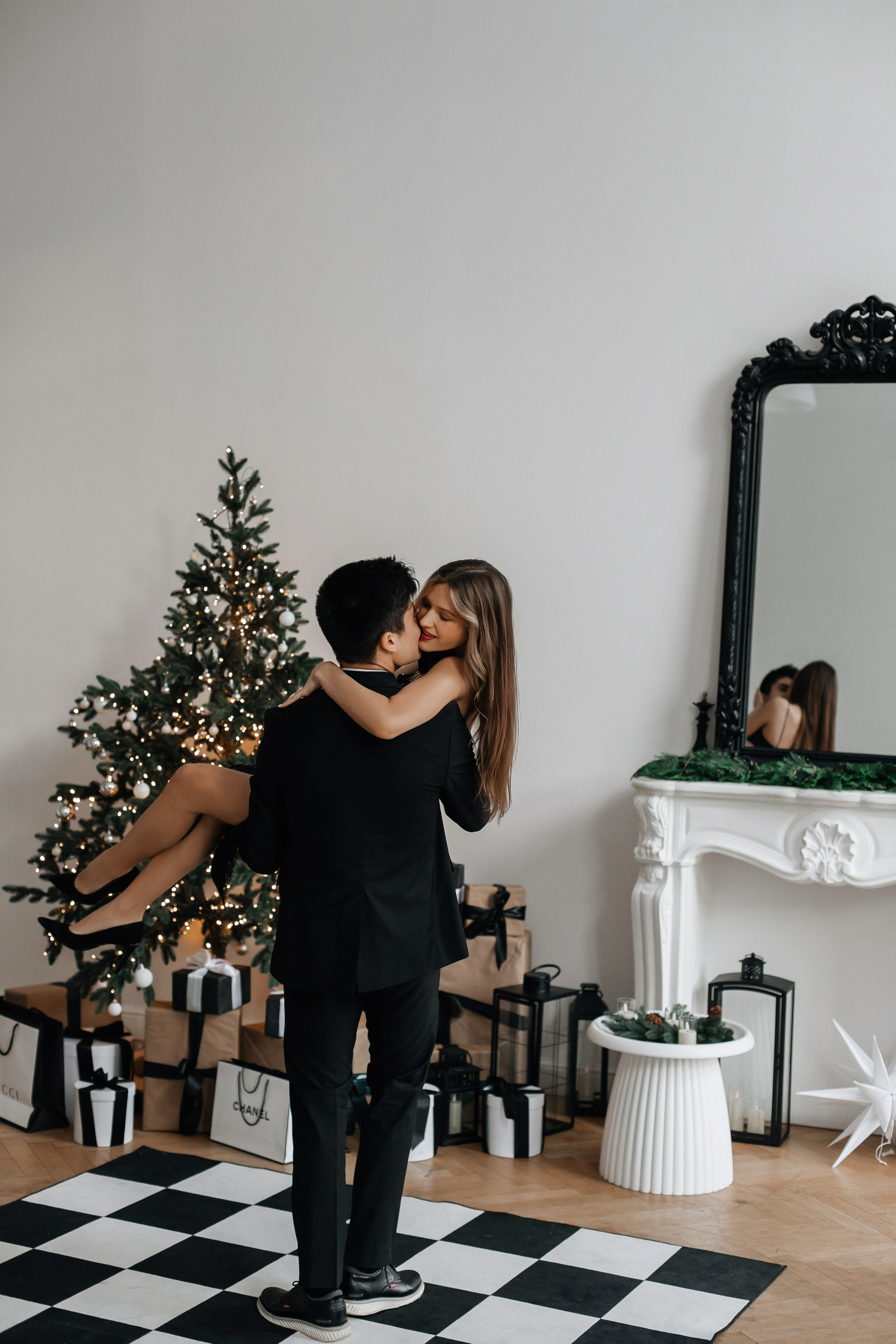 Лиза и Ренат в фотостудии Base зал Bang. Фотограф Александра Сыщенко