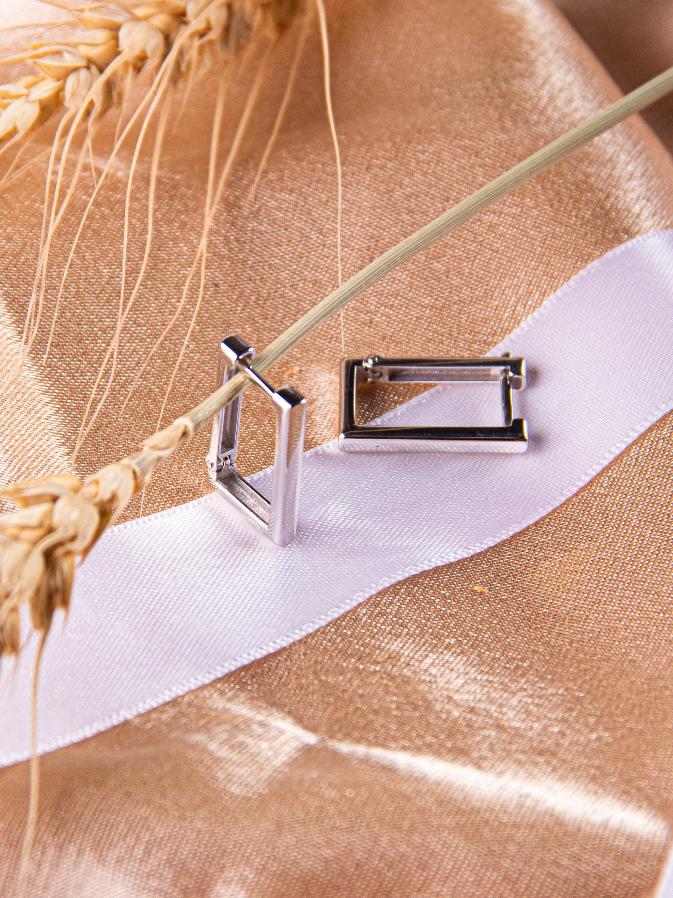 Серьги серебро. «Матрица»