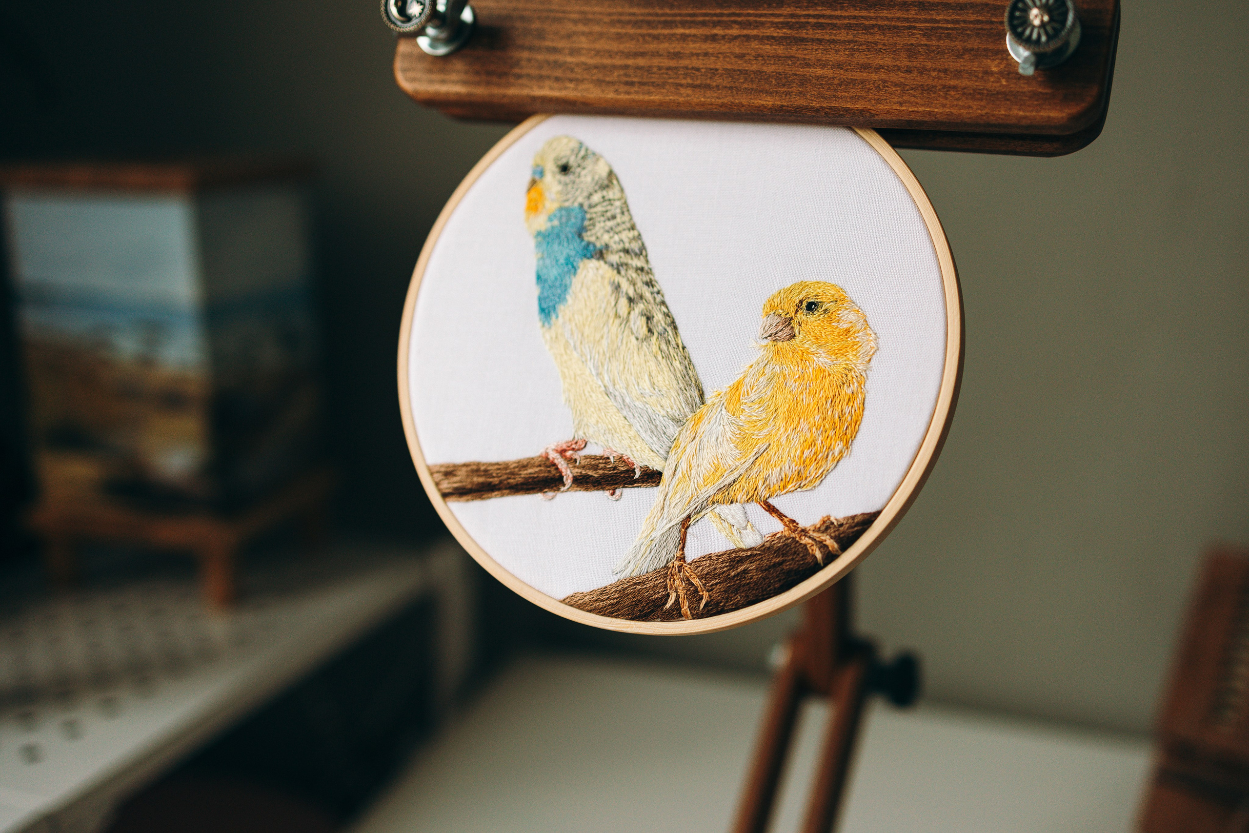 Портфолио. Портретная вышивка питомцев