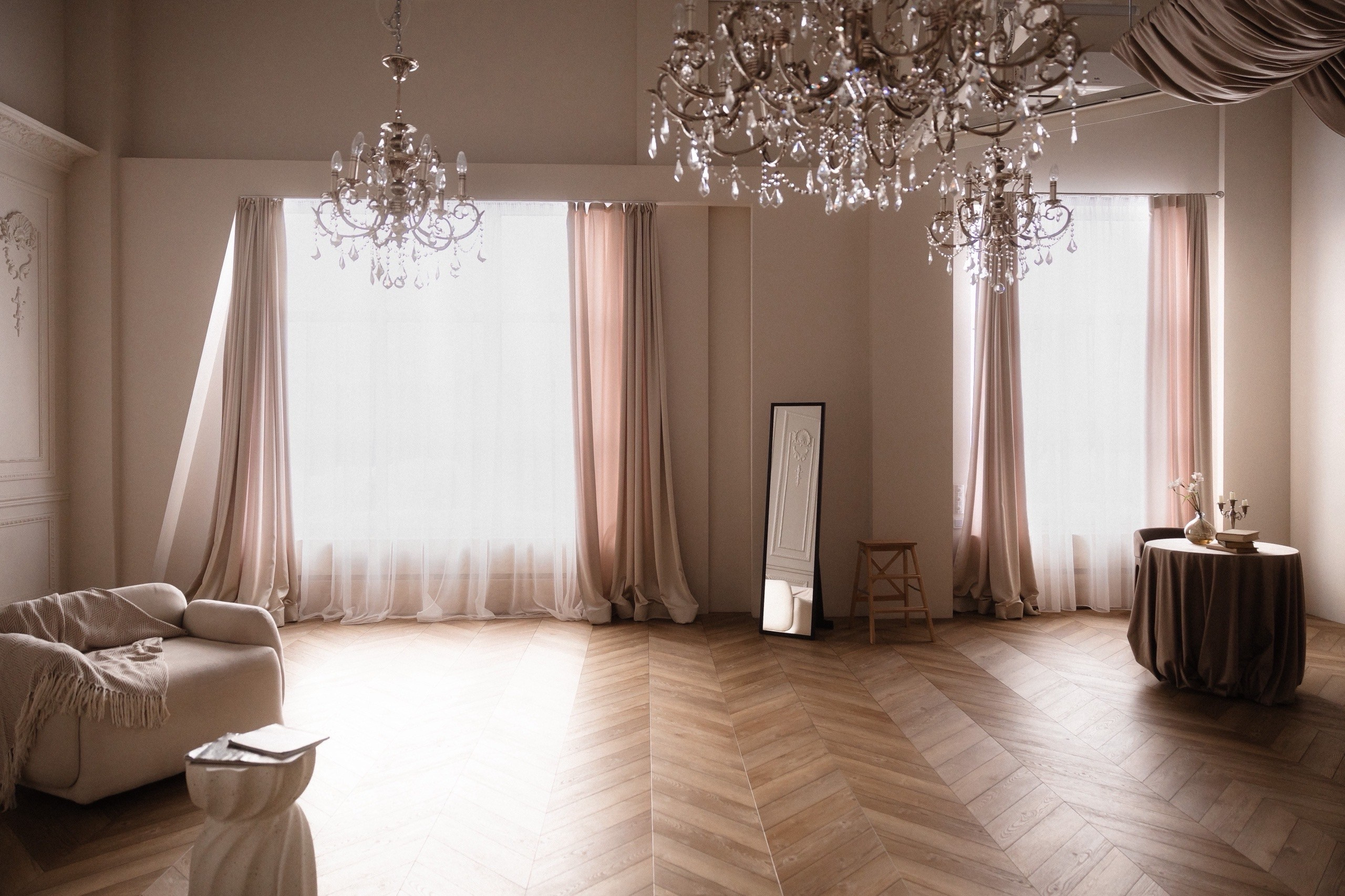 Зал Картье Фотостудии CIRCLE 2.0 в Сургуте  - отличное место для проведения семейной или индивидуальной фотосессии