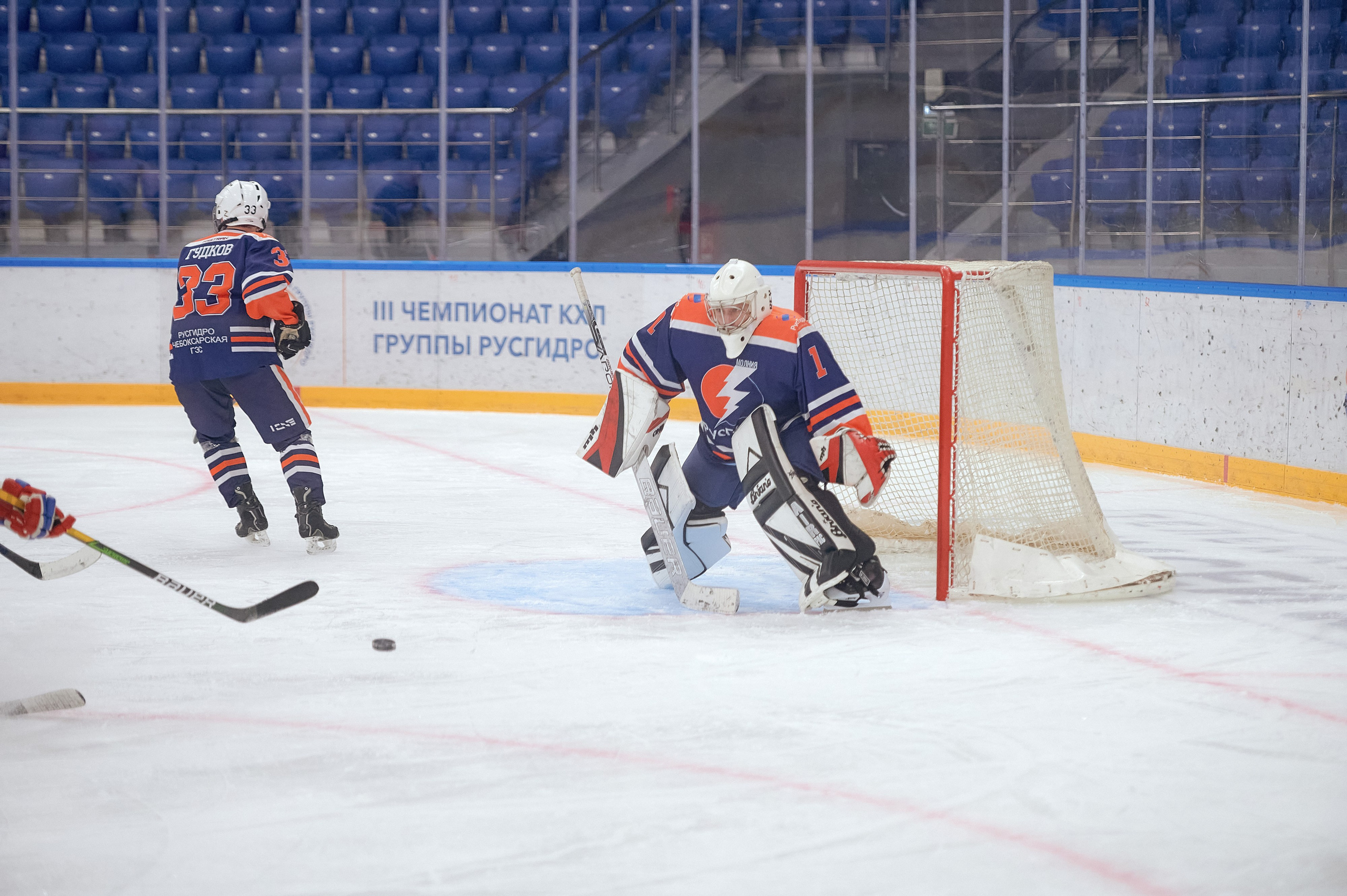 Портфолио репортажной фотосъёмки: Кристалл арена — Хоккей — РусГидро. Фотограф Яковлев Роман — Красноярск