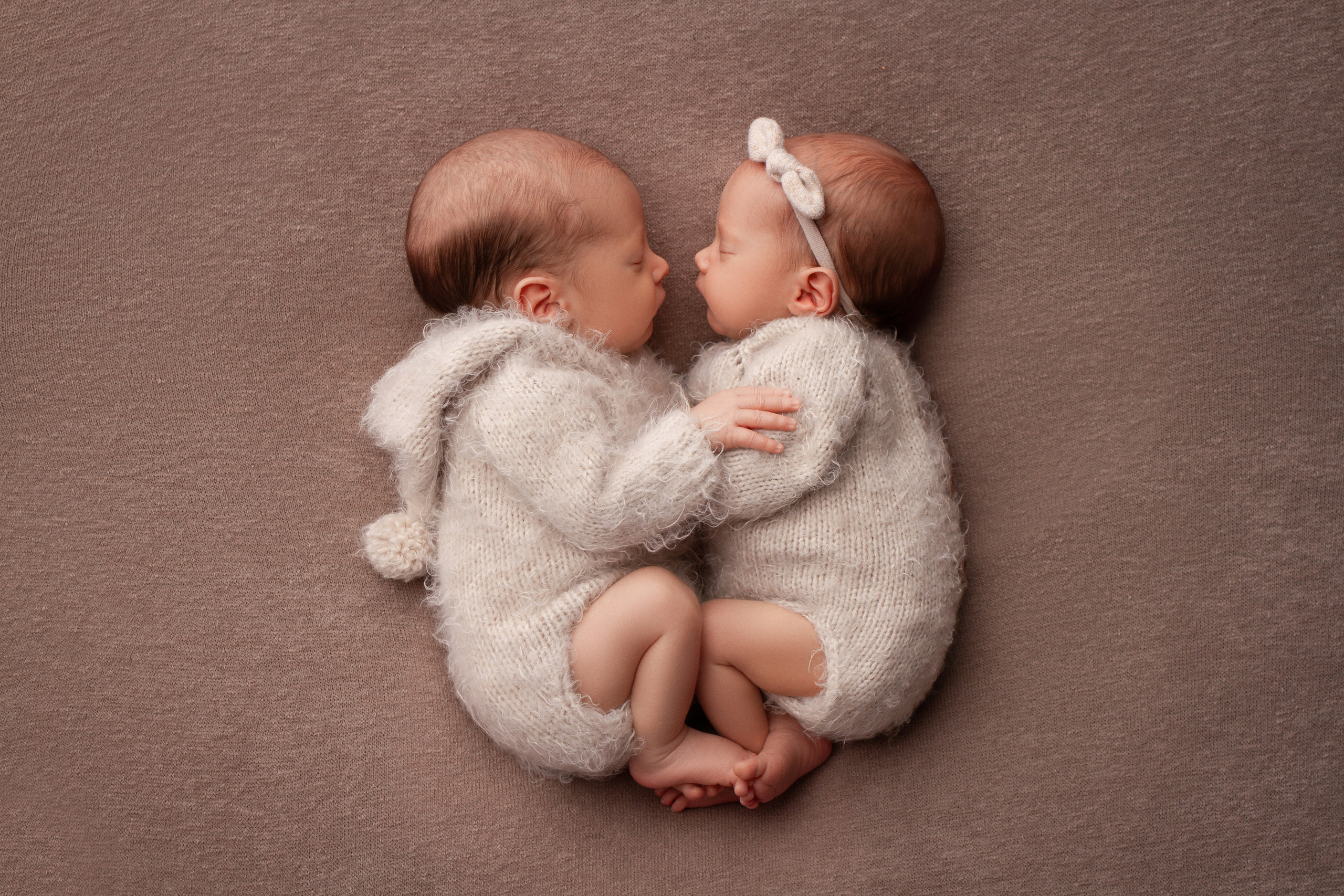 Двойня. Newborn фотограф в Москве — Фотофеи. Съемка новорожденных и детей до года