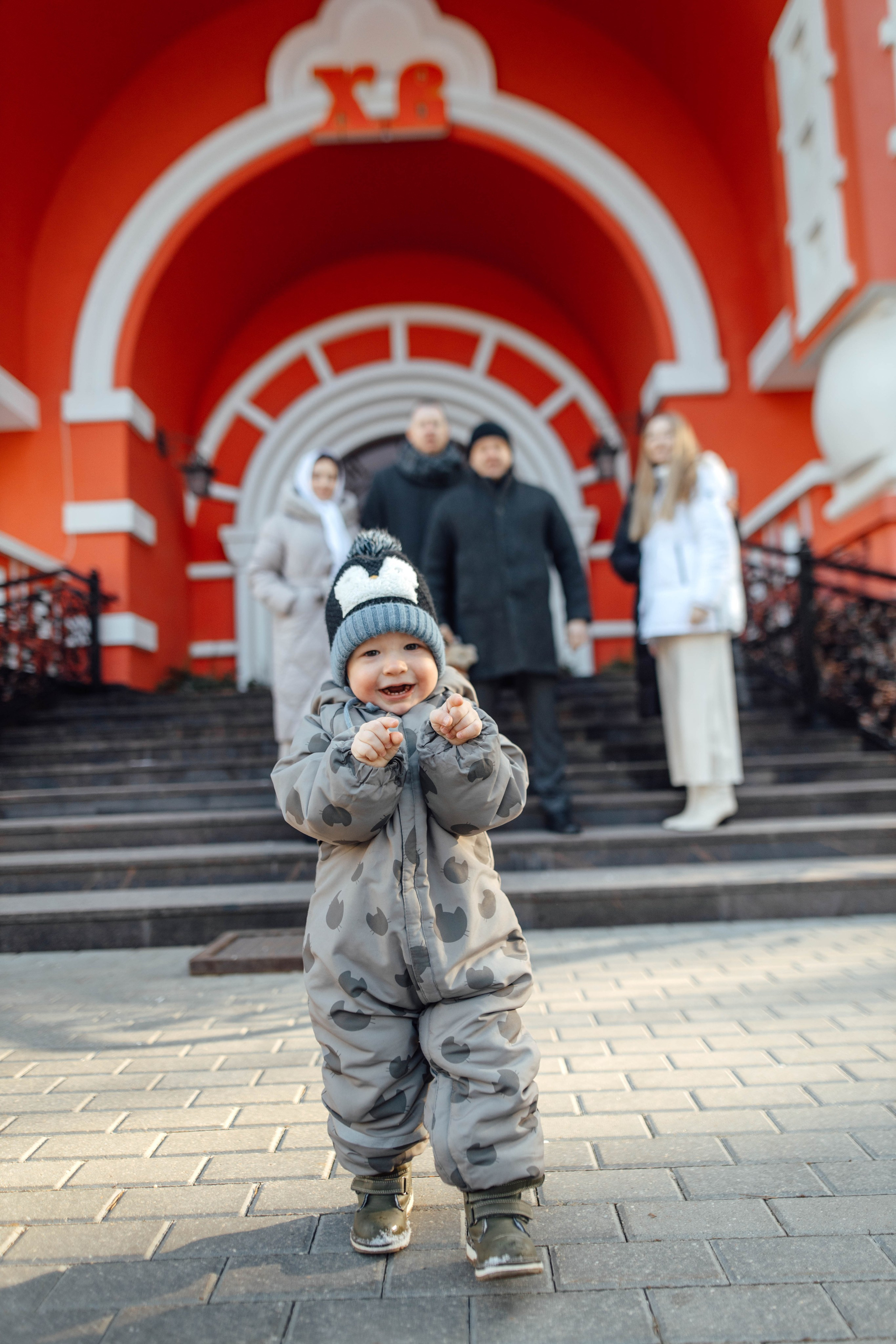 Таинство крещения Льва, храм Вознесения Господня, Ждановичи, февраль 2025
