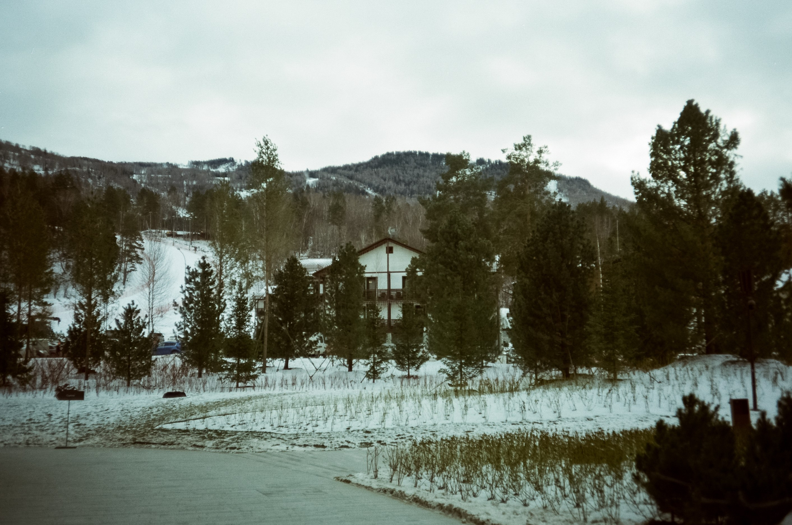 Горно-лыжный курорт Манжерок / 22 декабря 2023 года (0℃)