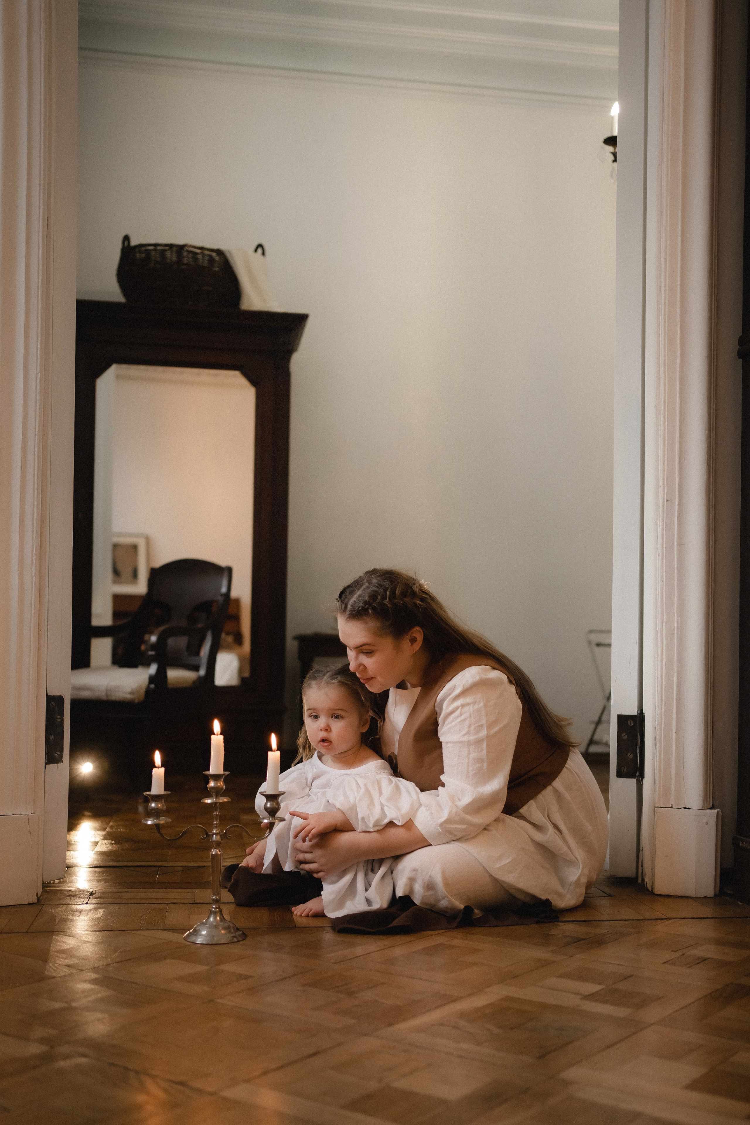 Винтажная фотосессия с дочкой. Семейный фотограф в Москве и в Домодедово Екатерина Патракова