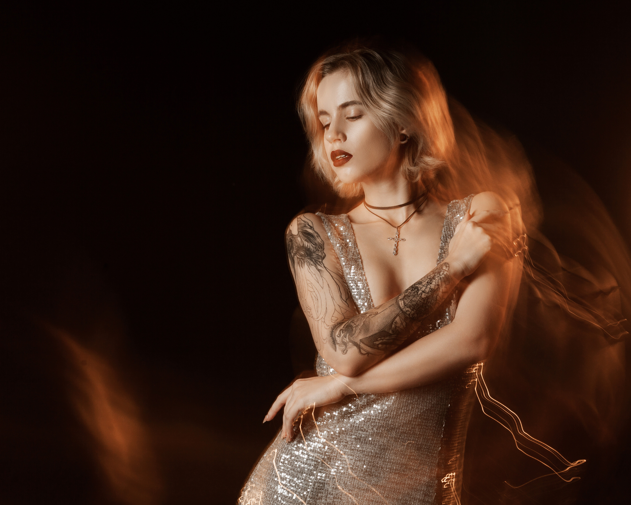 Фотосессия в студии, женский портрет, смешанный свет. Симферополь. Χελιδόνι Семейный и церковный фотограф в Крыму и Симферополе Валерия Г