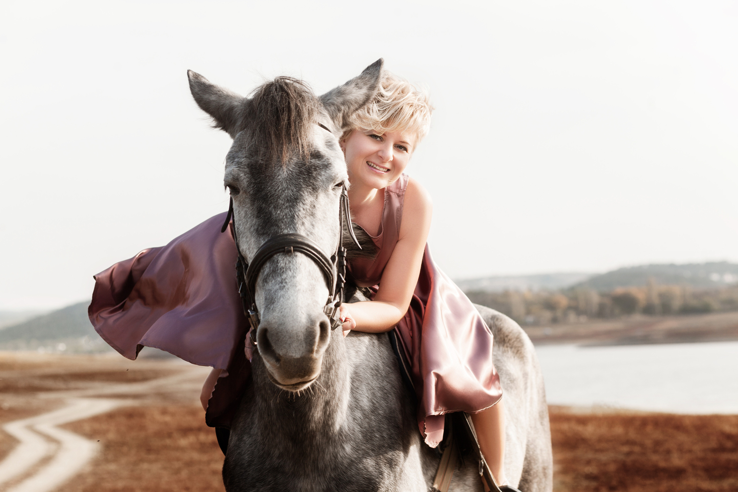 Фотосессия с лошадью в Симферополе, водохранилище. Χελιδόνι Семейный и церковный фотограф в Крыму и Симферополе Валерия Г