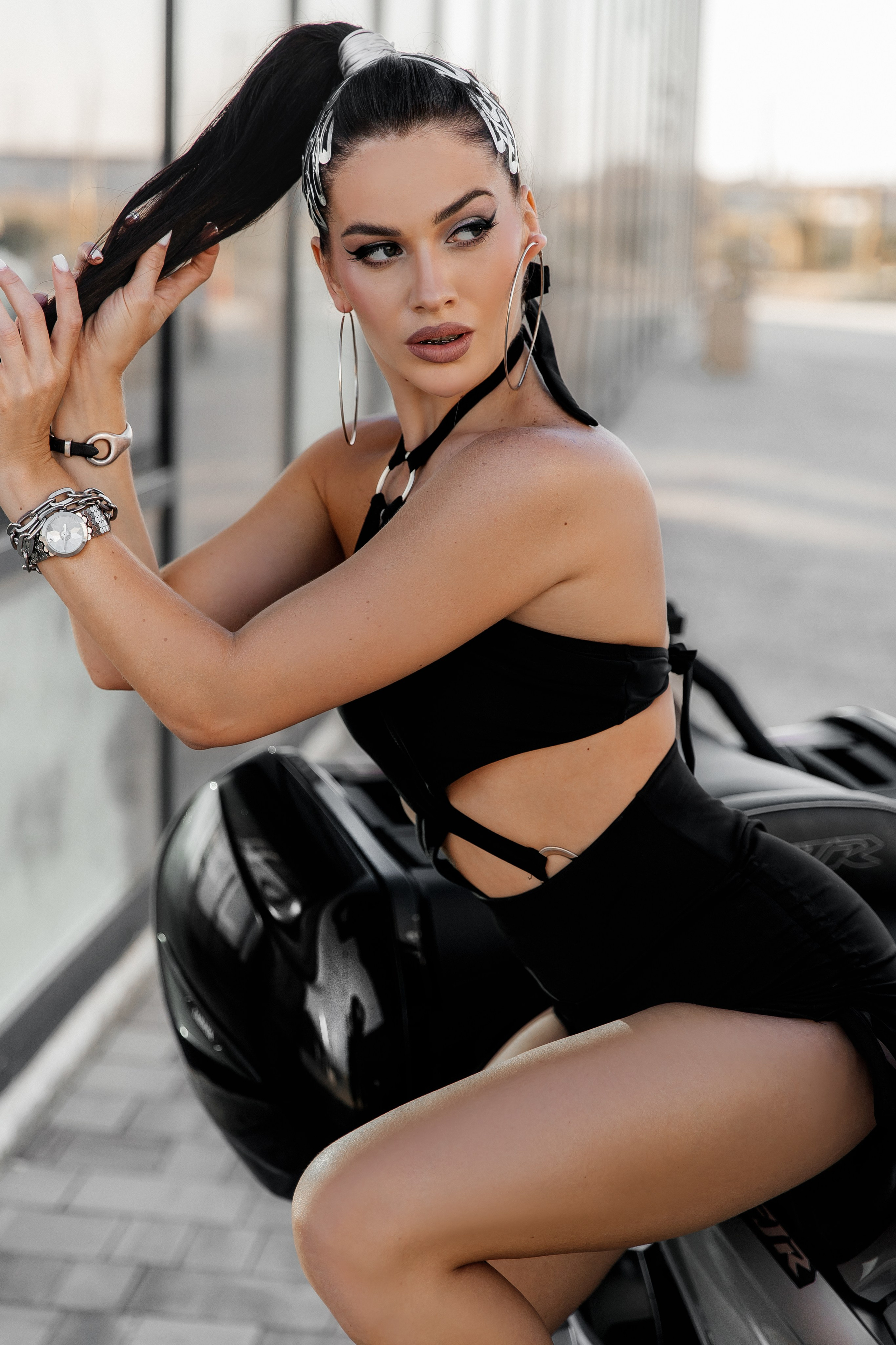 DIANA Hot stylish moto photo shoot…. Свадебный фотограф в Евпатории и в Крыму, Love story, женский портрет