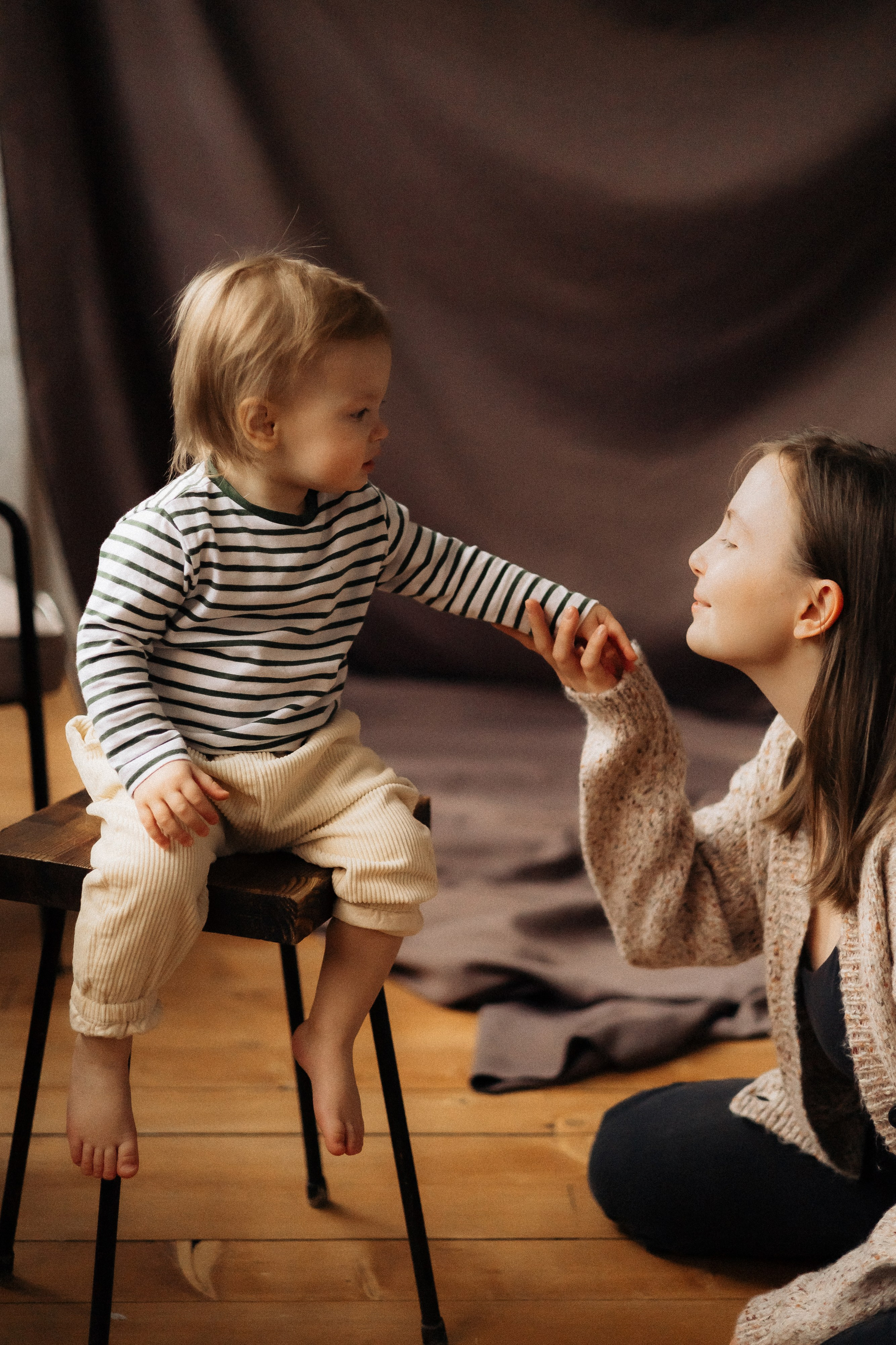 Сабина с мамой и папой