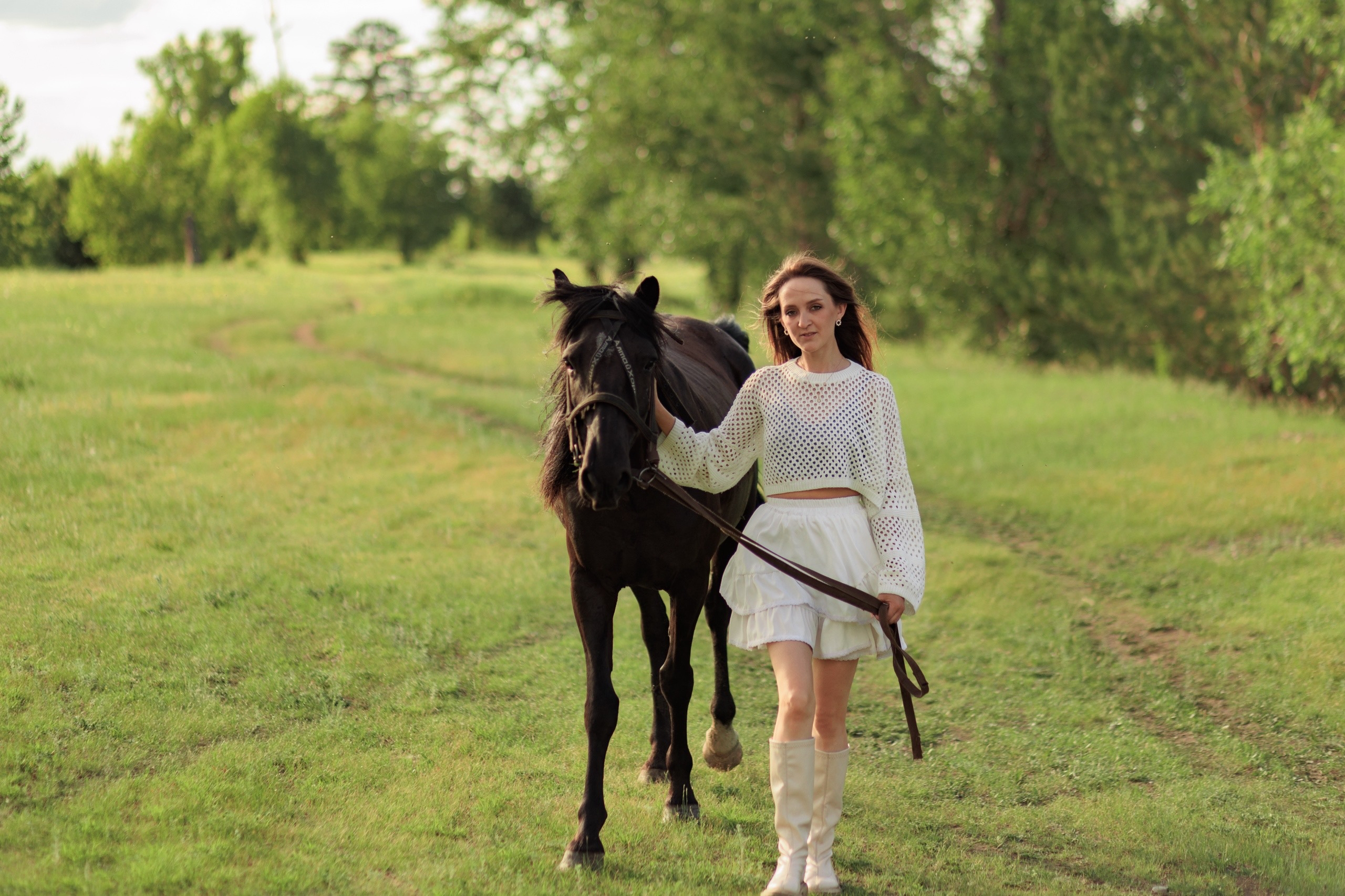 С лошадью. Фотограф в Чите Анна Осадчая