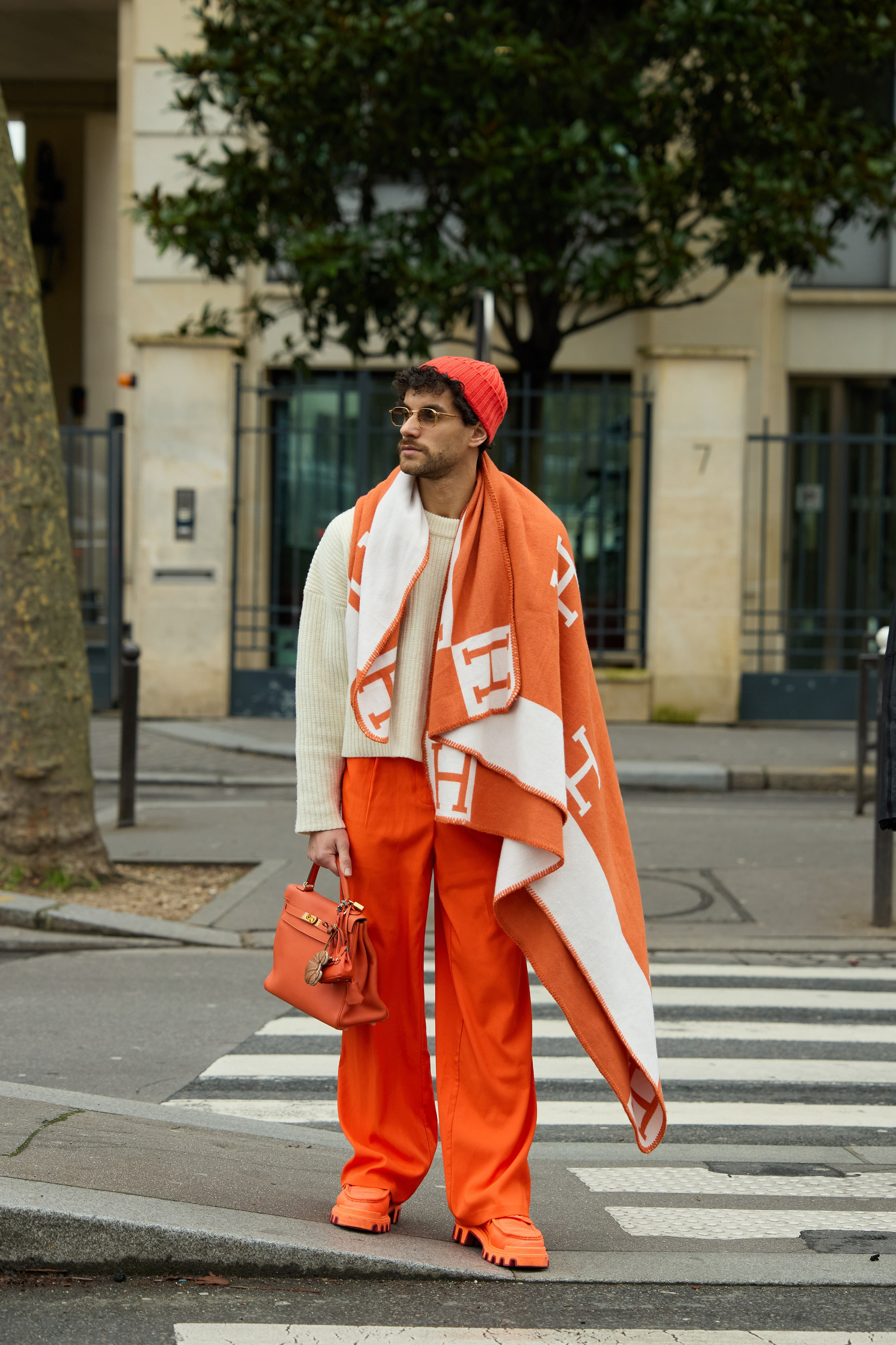 PFW MENSWEAR FALL/WINTER 25/26 HERMES. Photographer in Milan Ivan Goncharov