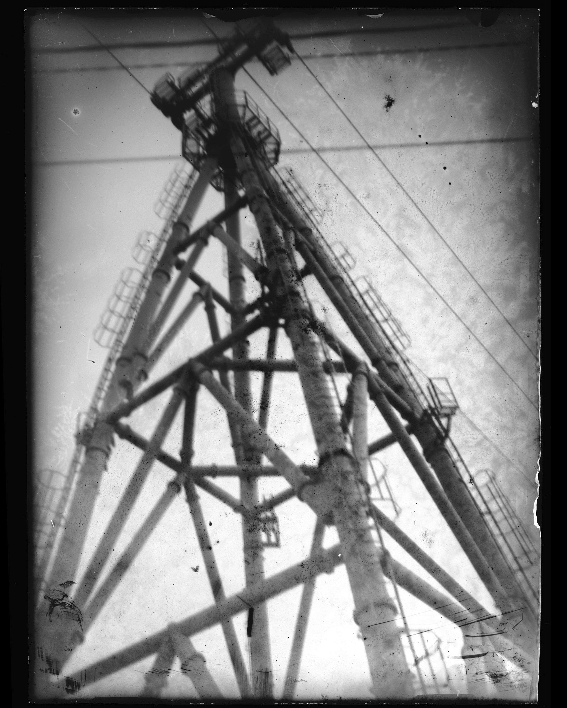 Glass plates. Darkroom aesthetics