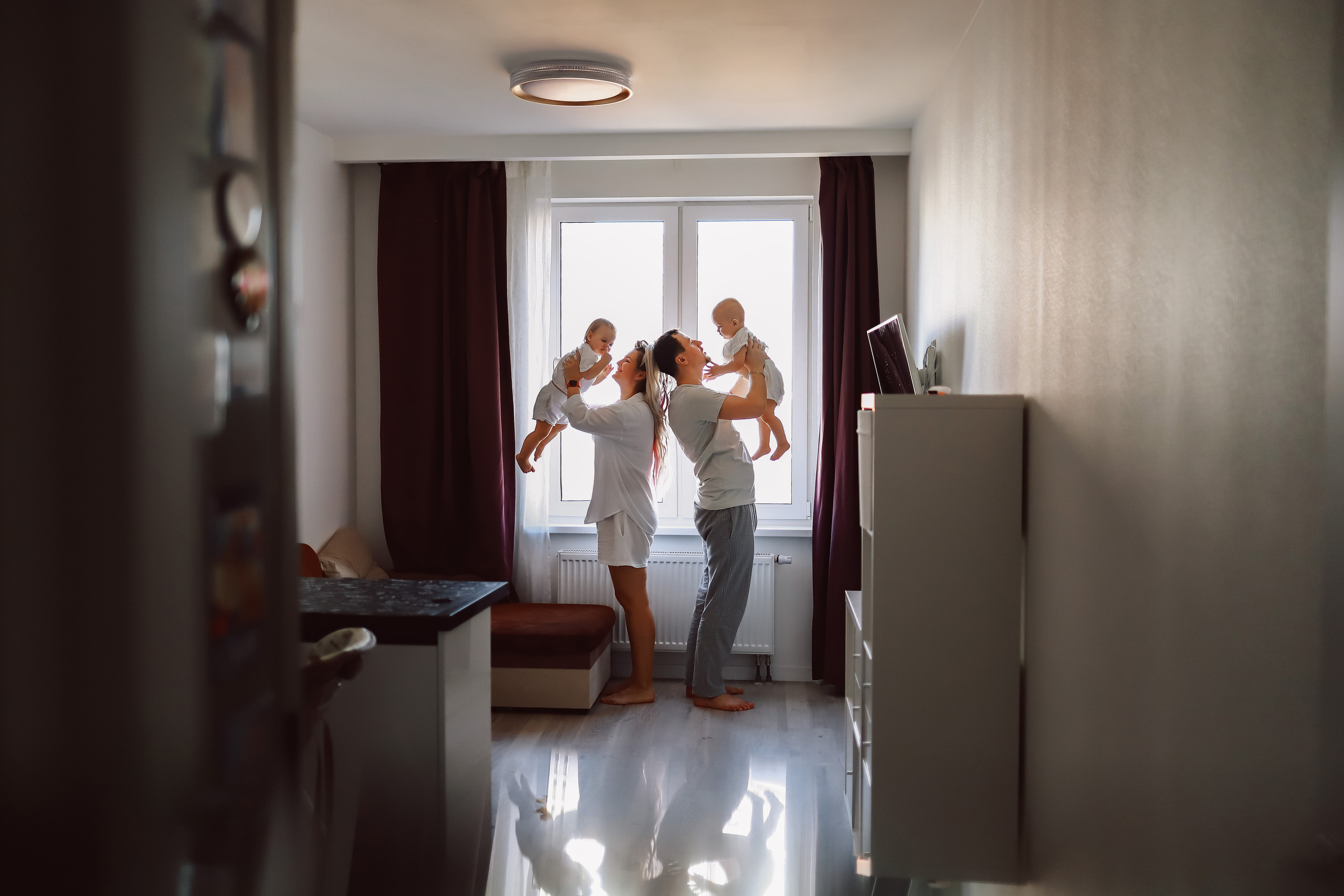 Максим, Аня, Лиза и Соня. Семейный lifestyle фотограф в Санкт-Петербурге Людмила Пахомова