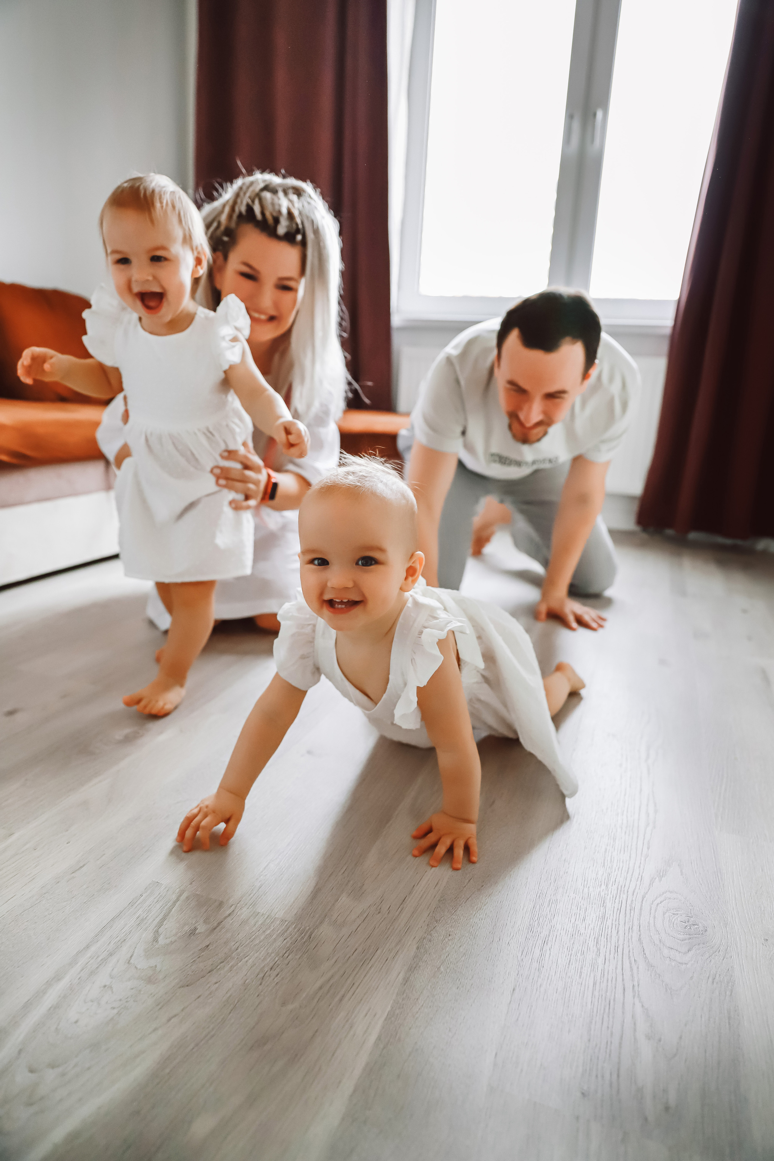 Максим, Аня, Лиза и Соня. Семейный lifestyle фотограф в Санкт-Петербурге Людмила Пахомова