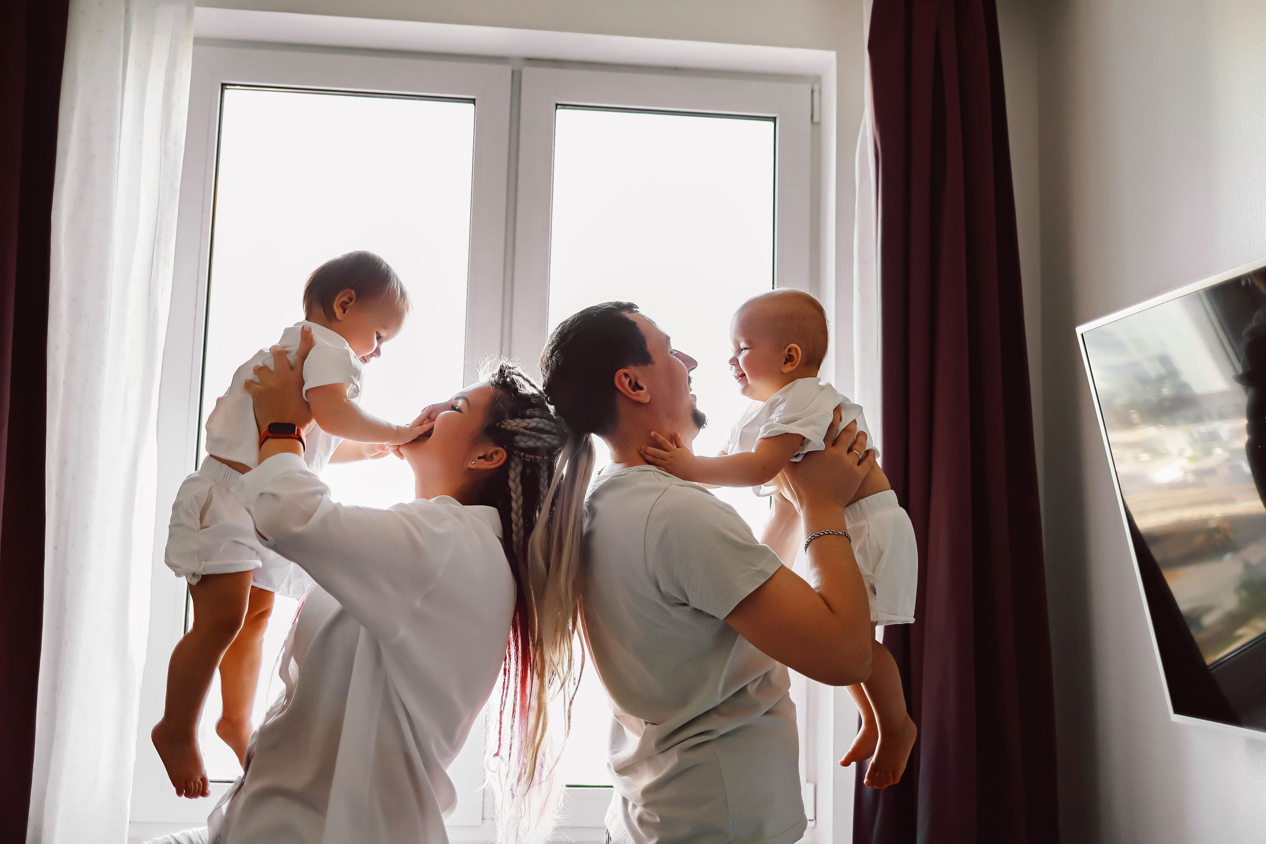 Максим, Аня, Лиза и Соня. Семейный lifestyle фотограф в Санкт-Петербурге Людмила Пахомова